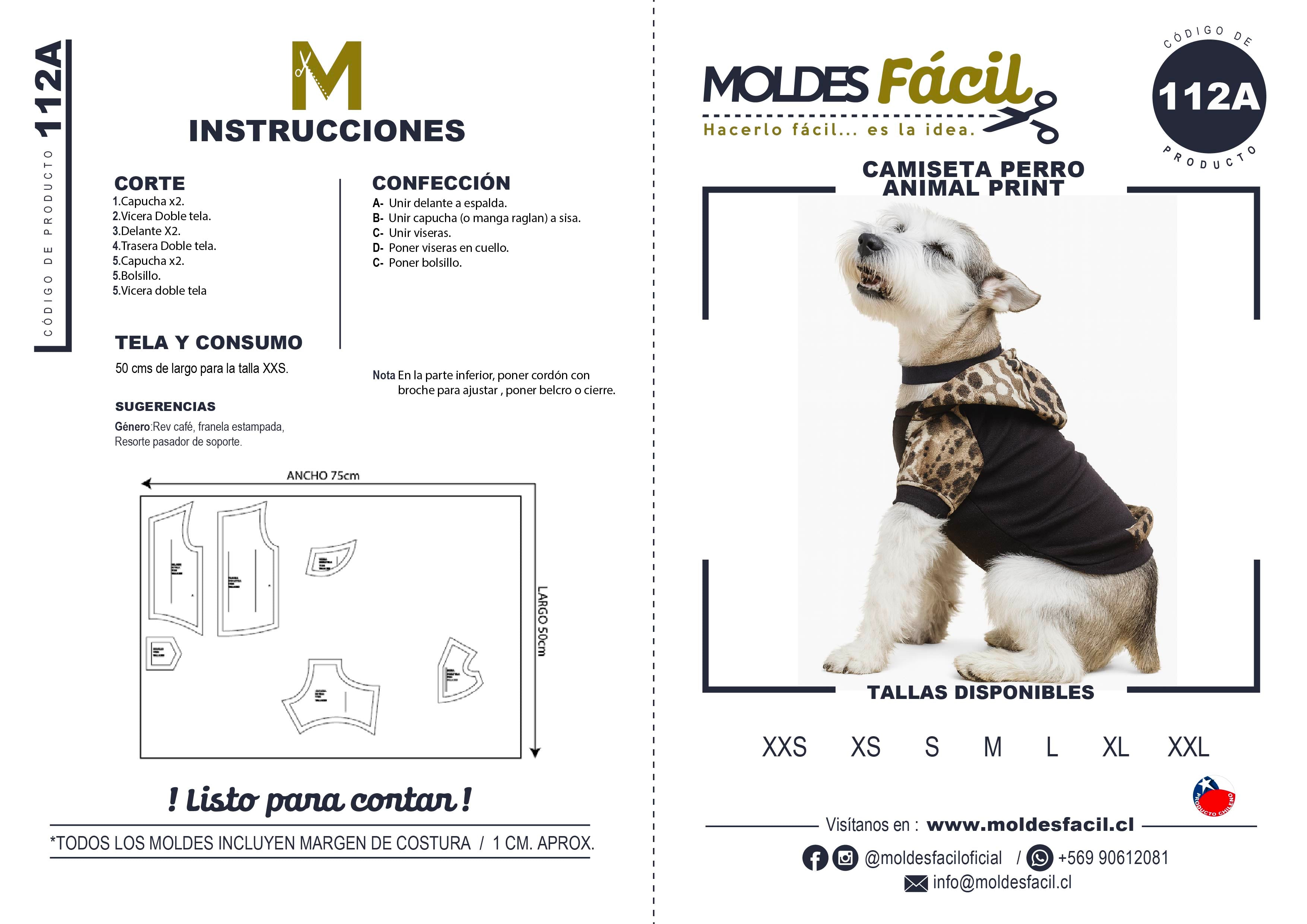 Camiseta perro animal print