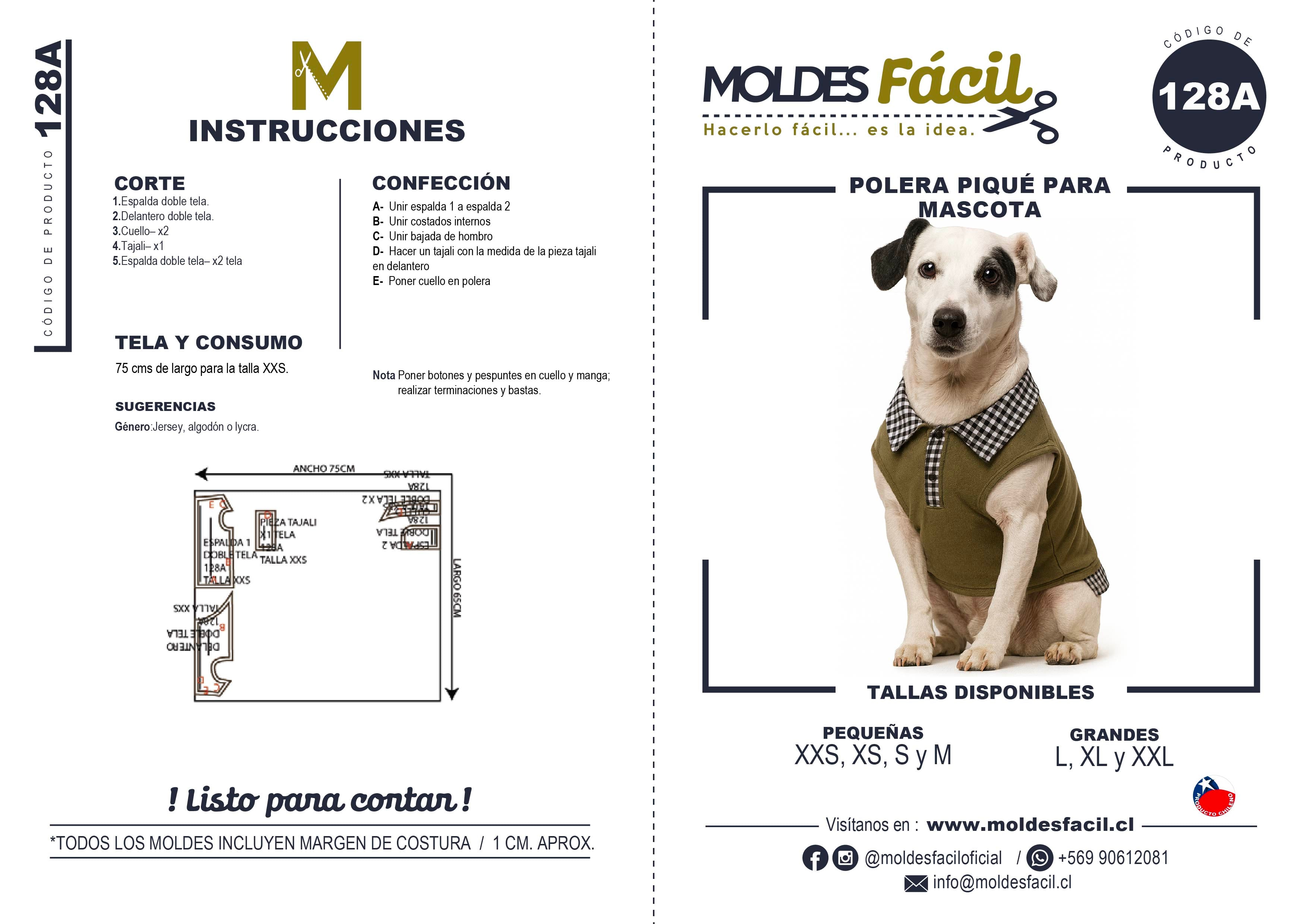 Polera piqué mascota