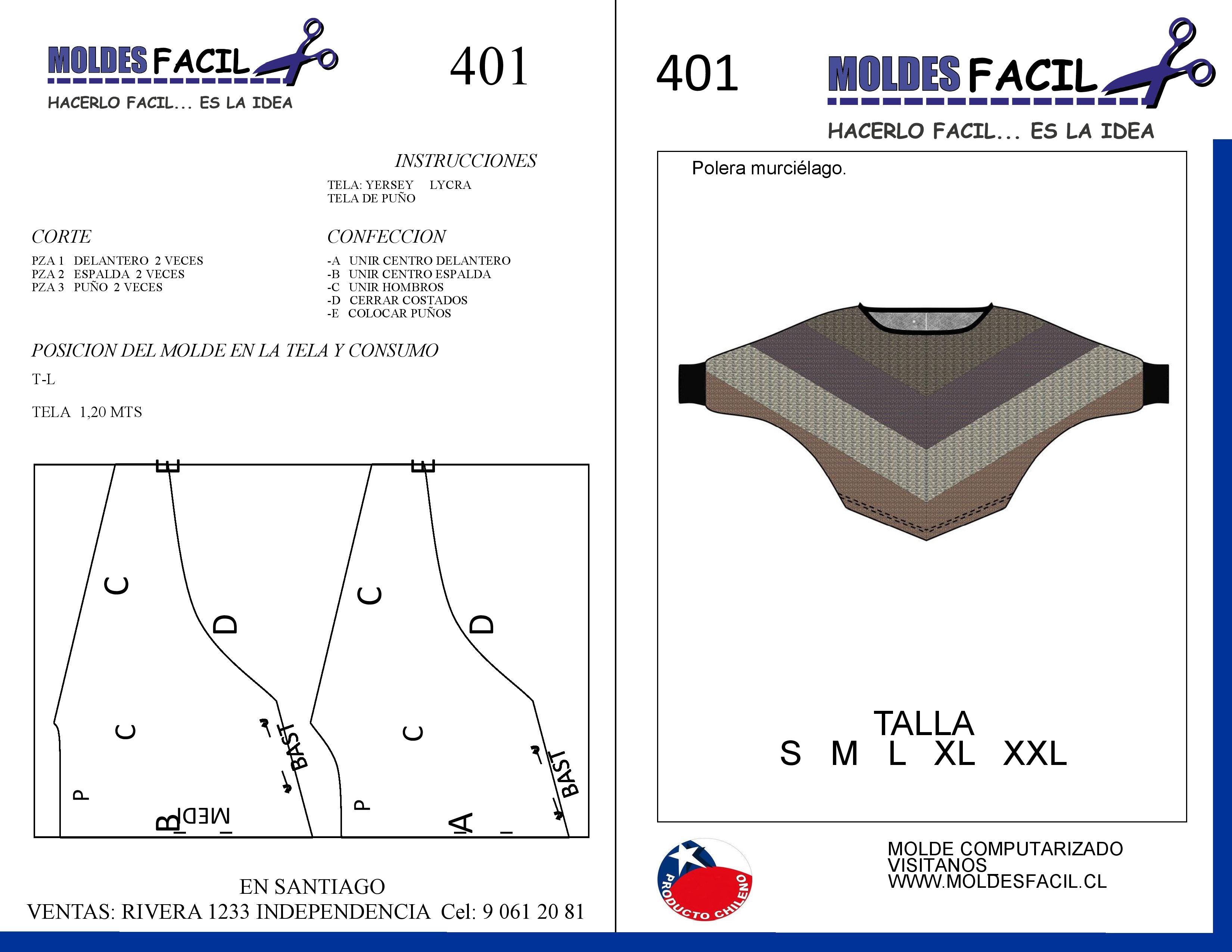 POLERA MURCIELAGO