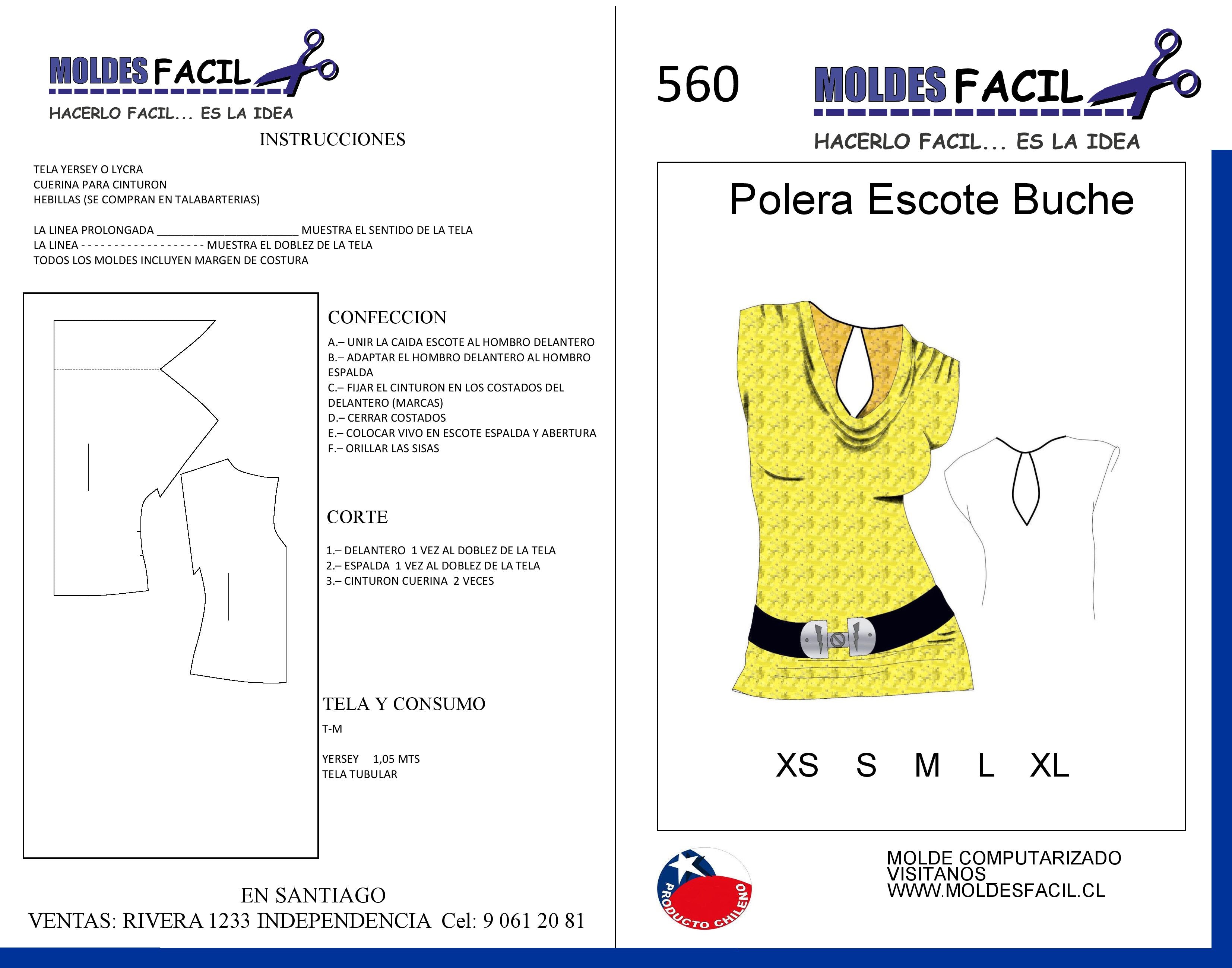 POLERA ESCOTE BUCHE