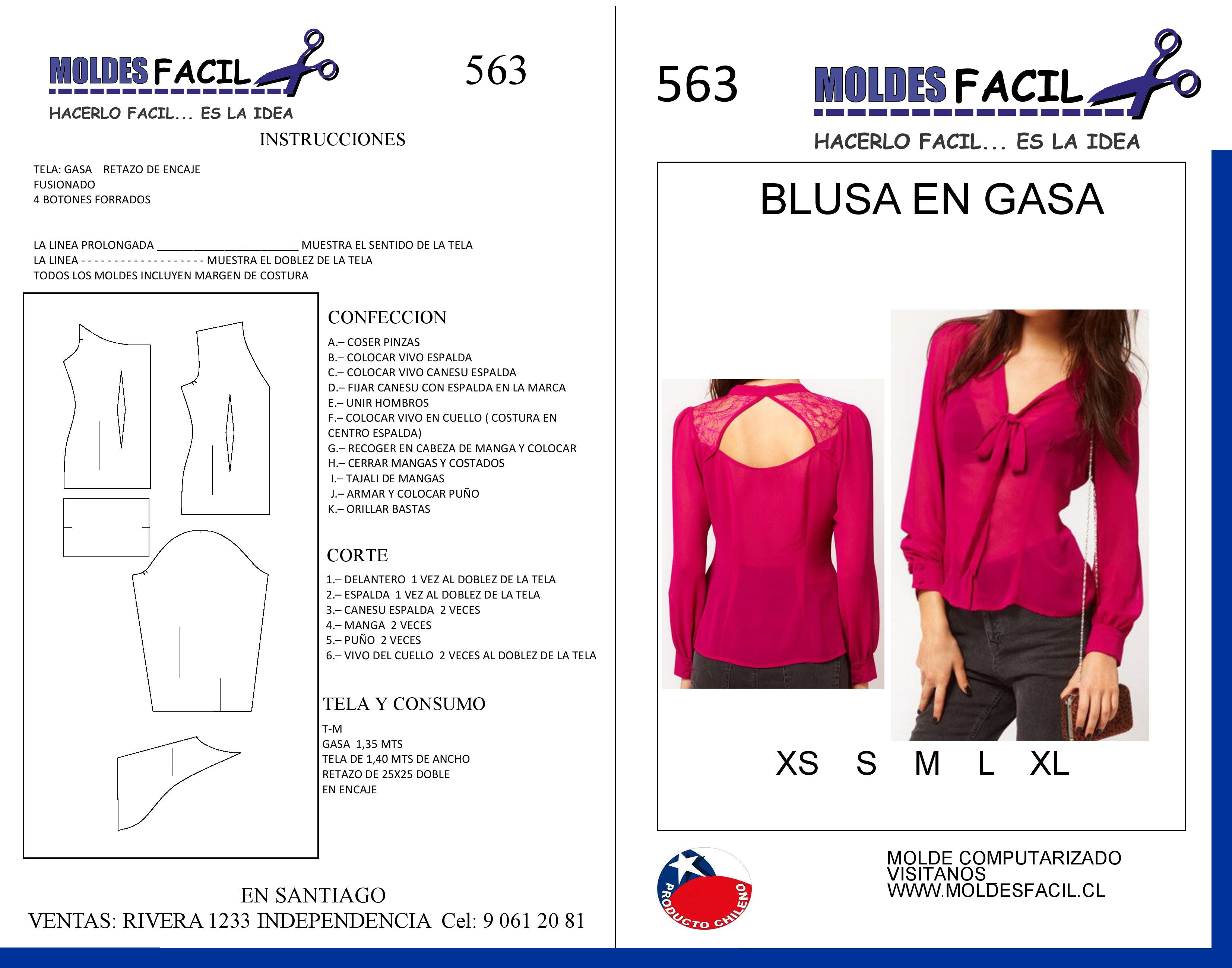 BLUSA EN GASA