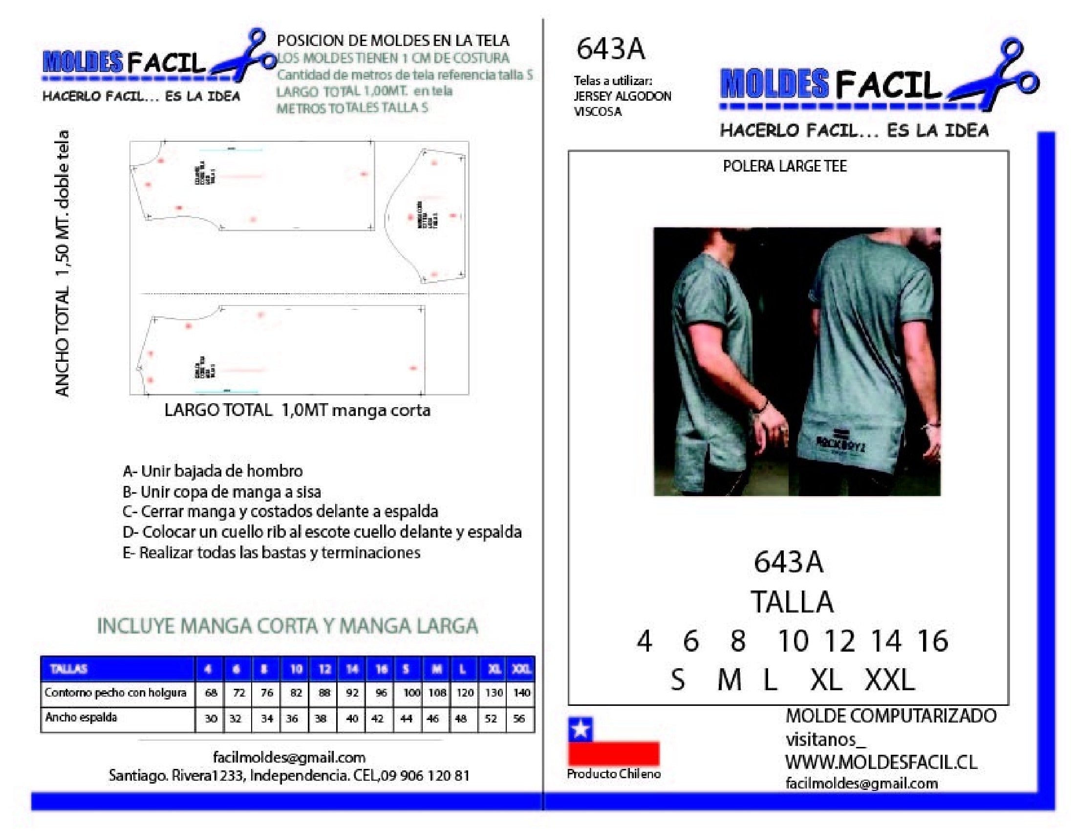 POLERA LARGE TEE