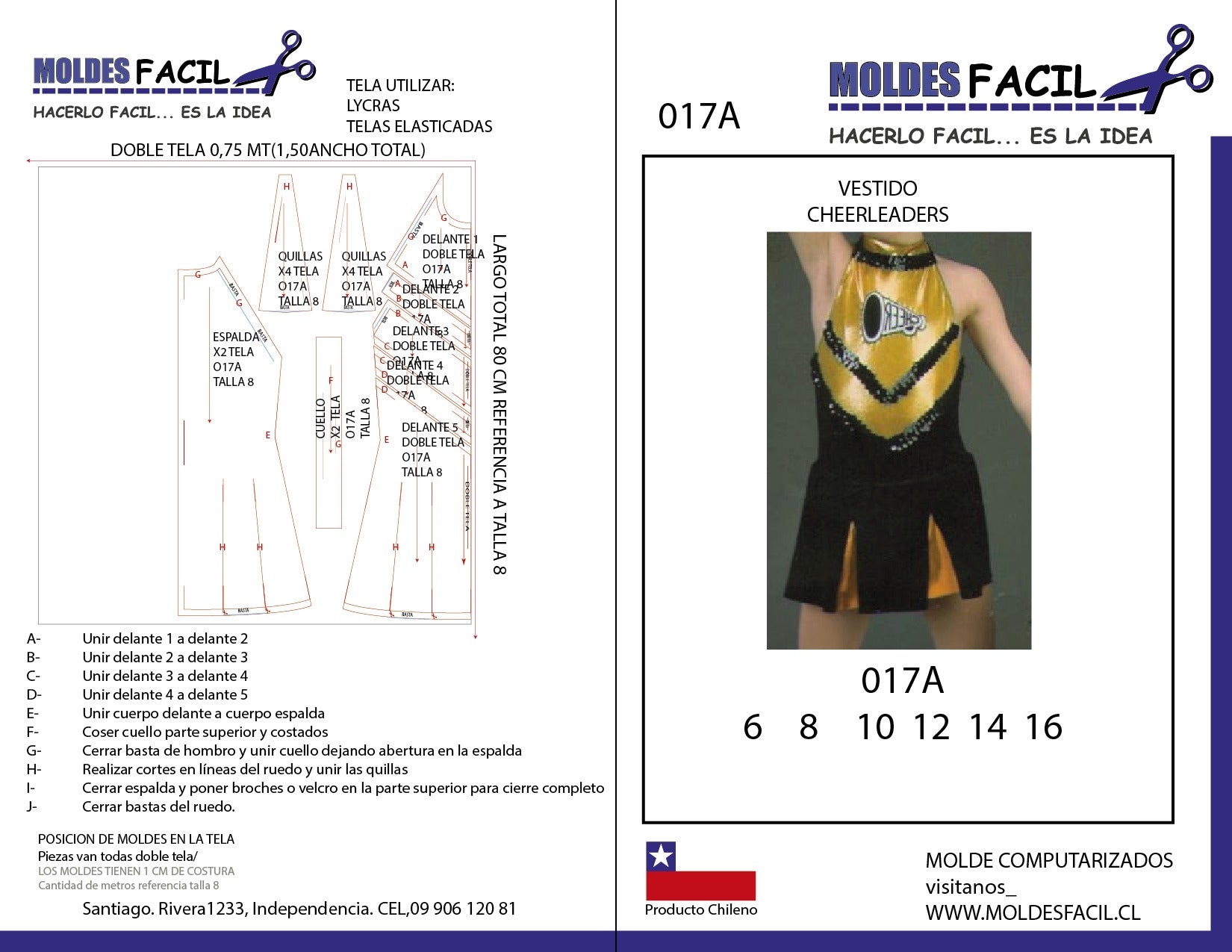 Vestido Cheerleaders