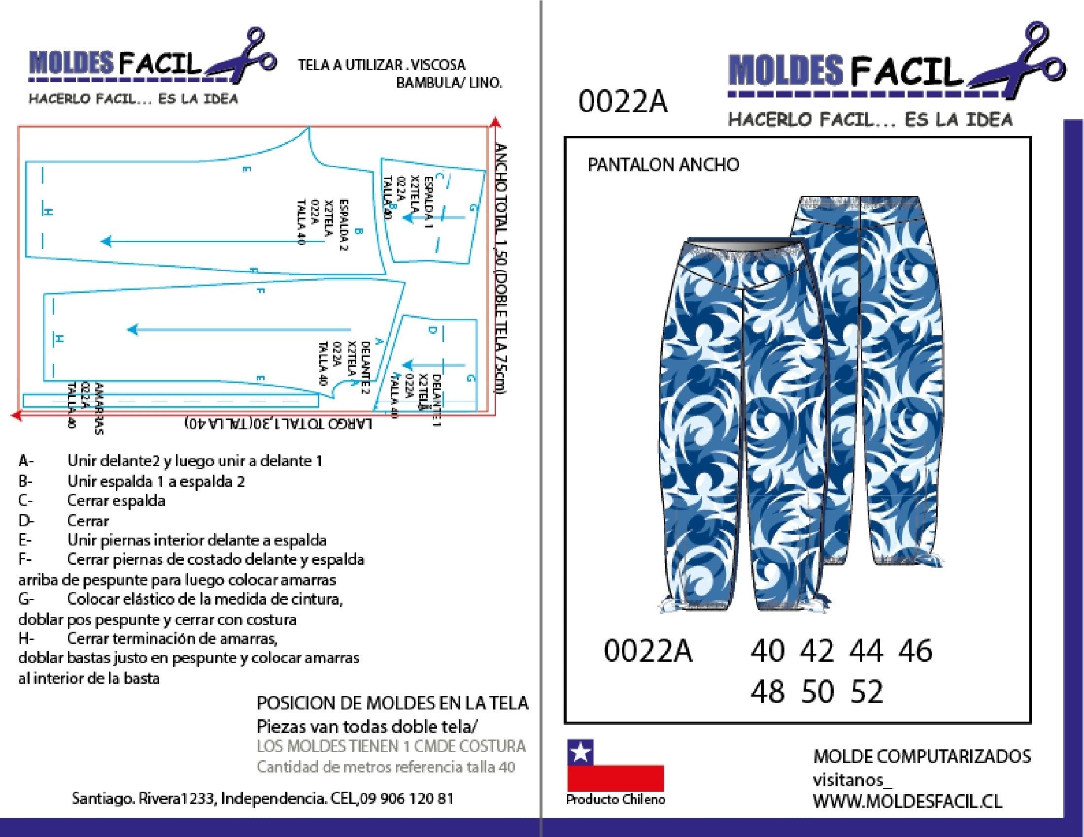 Pantalón ancho
