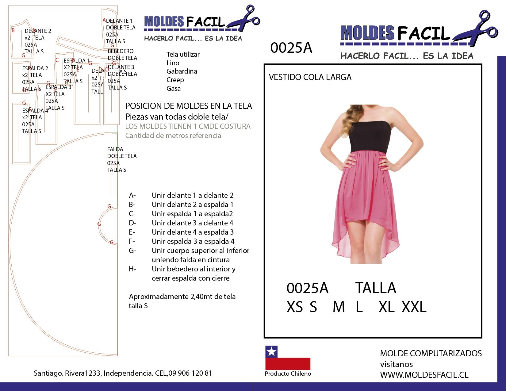 Vestido Cola Larga