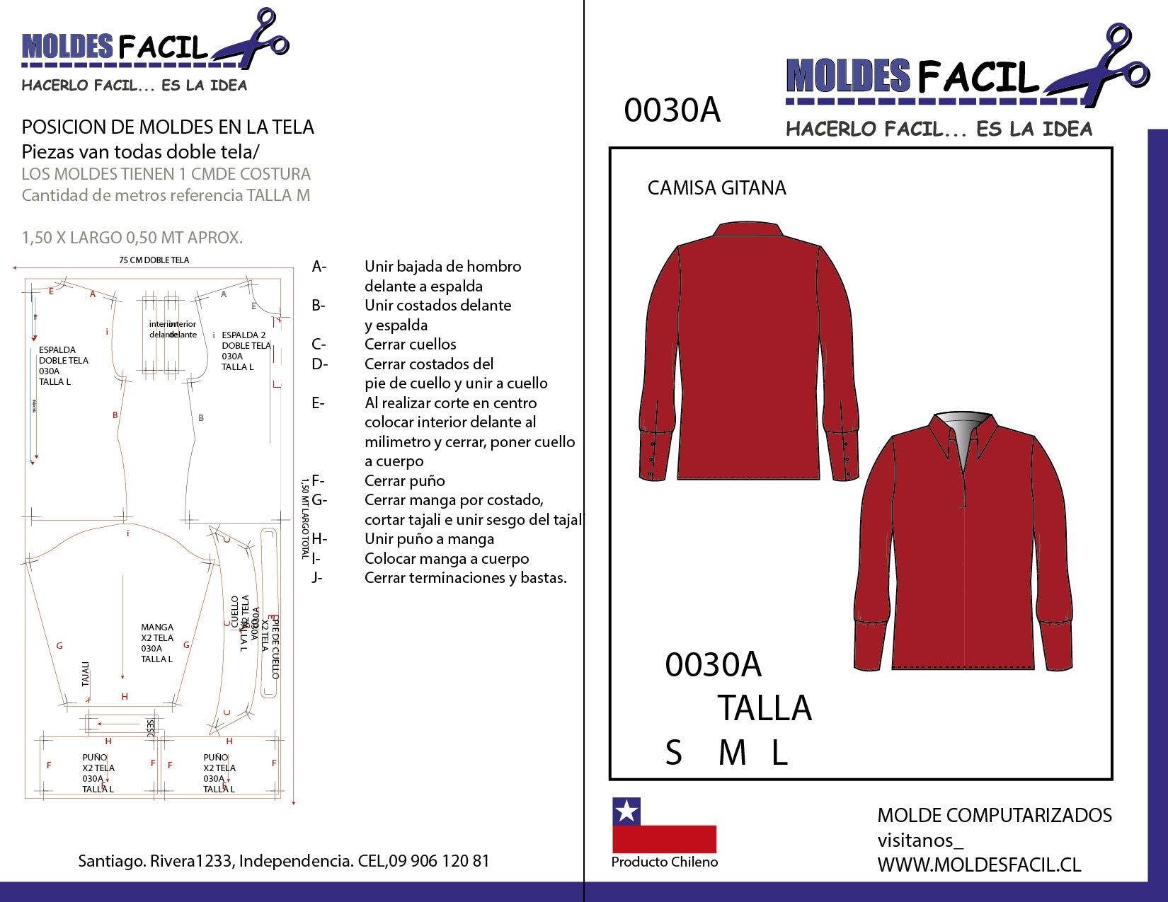 CAMISA GITANA