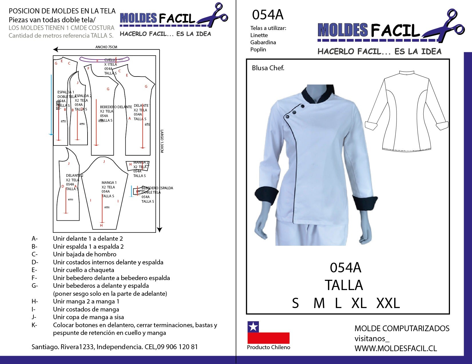 Blusa Chef