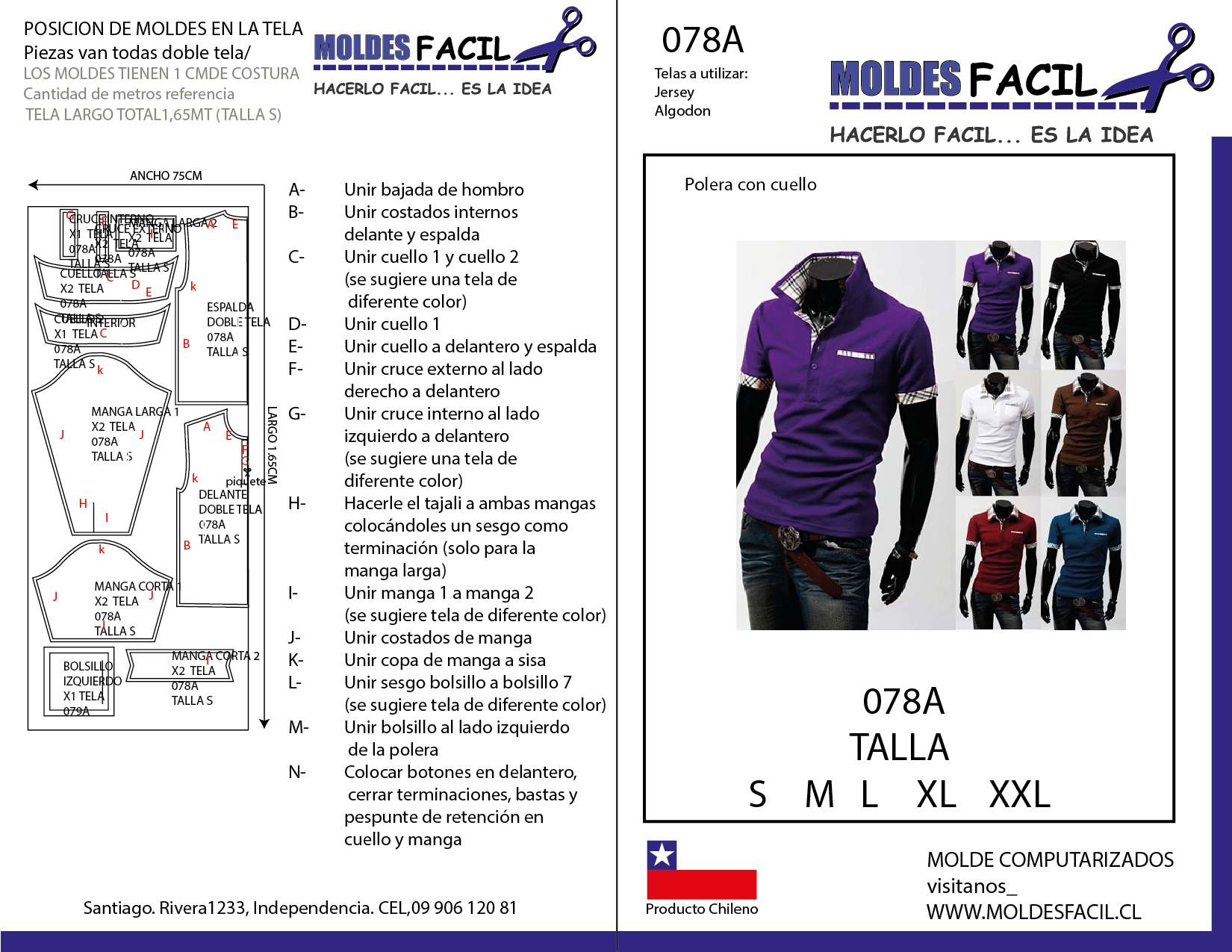 POLERA CON CUELLO