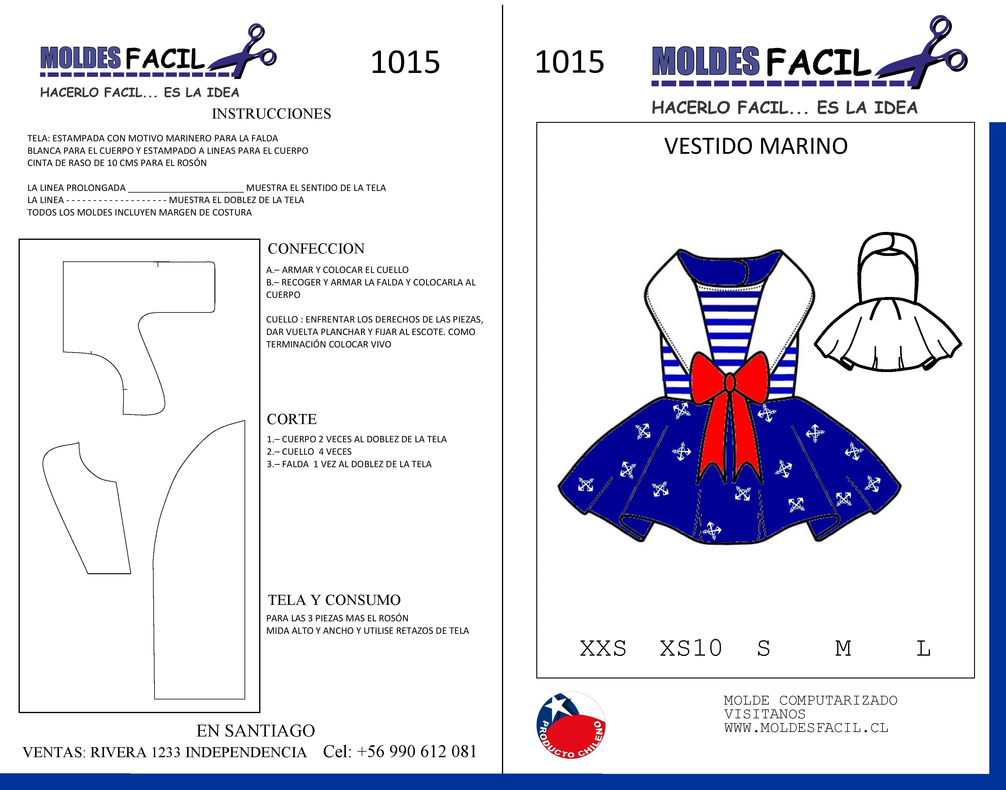 Vestido Marinera