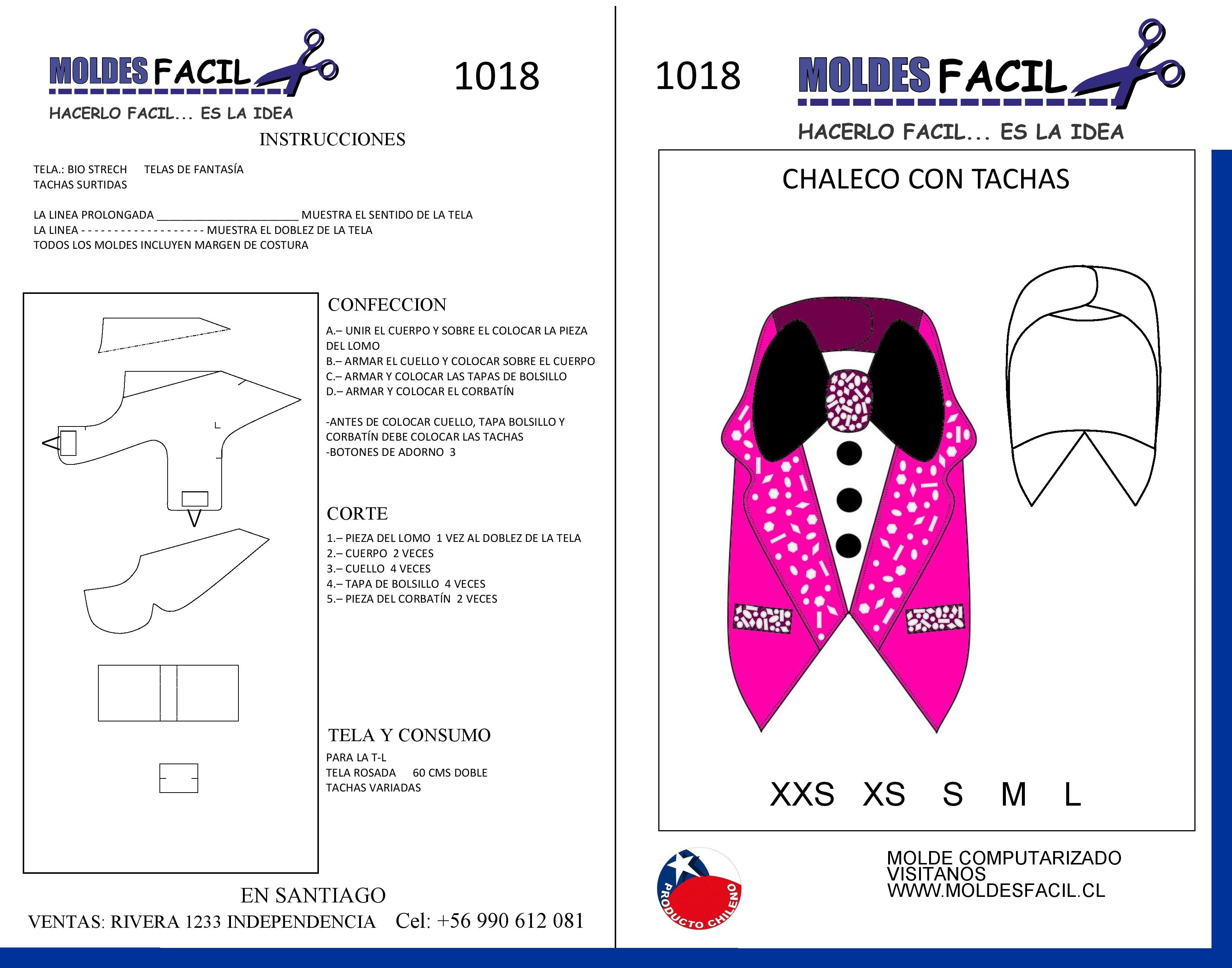 Chaleco con tachas