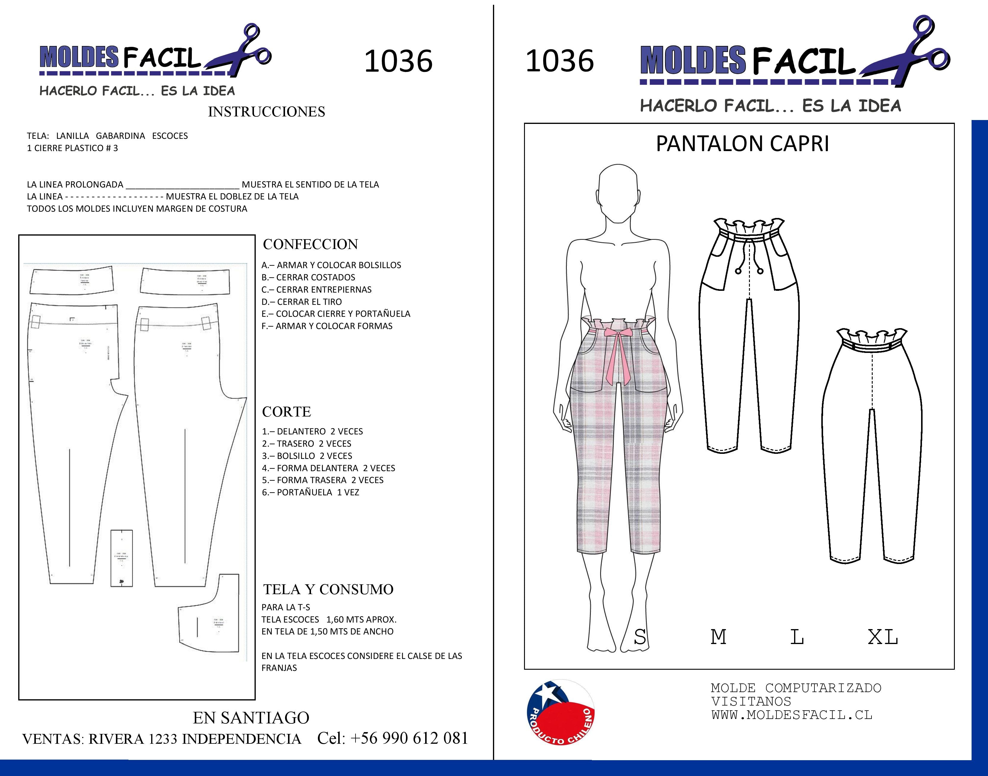 Pantalón capri