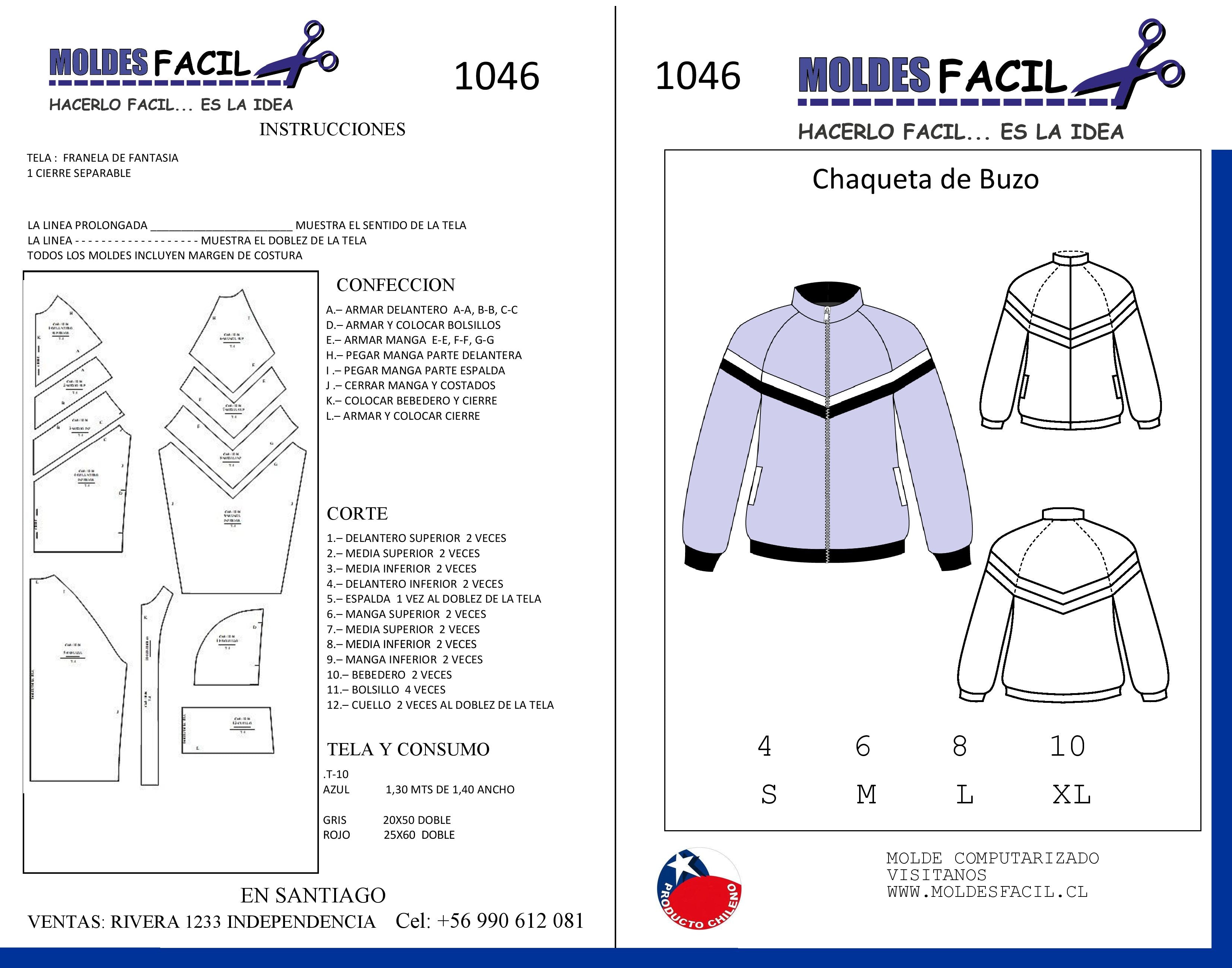 Chaqueta de buzo