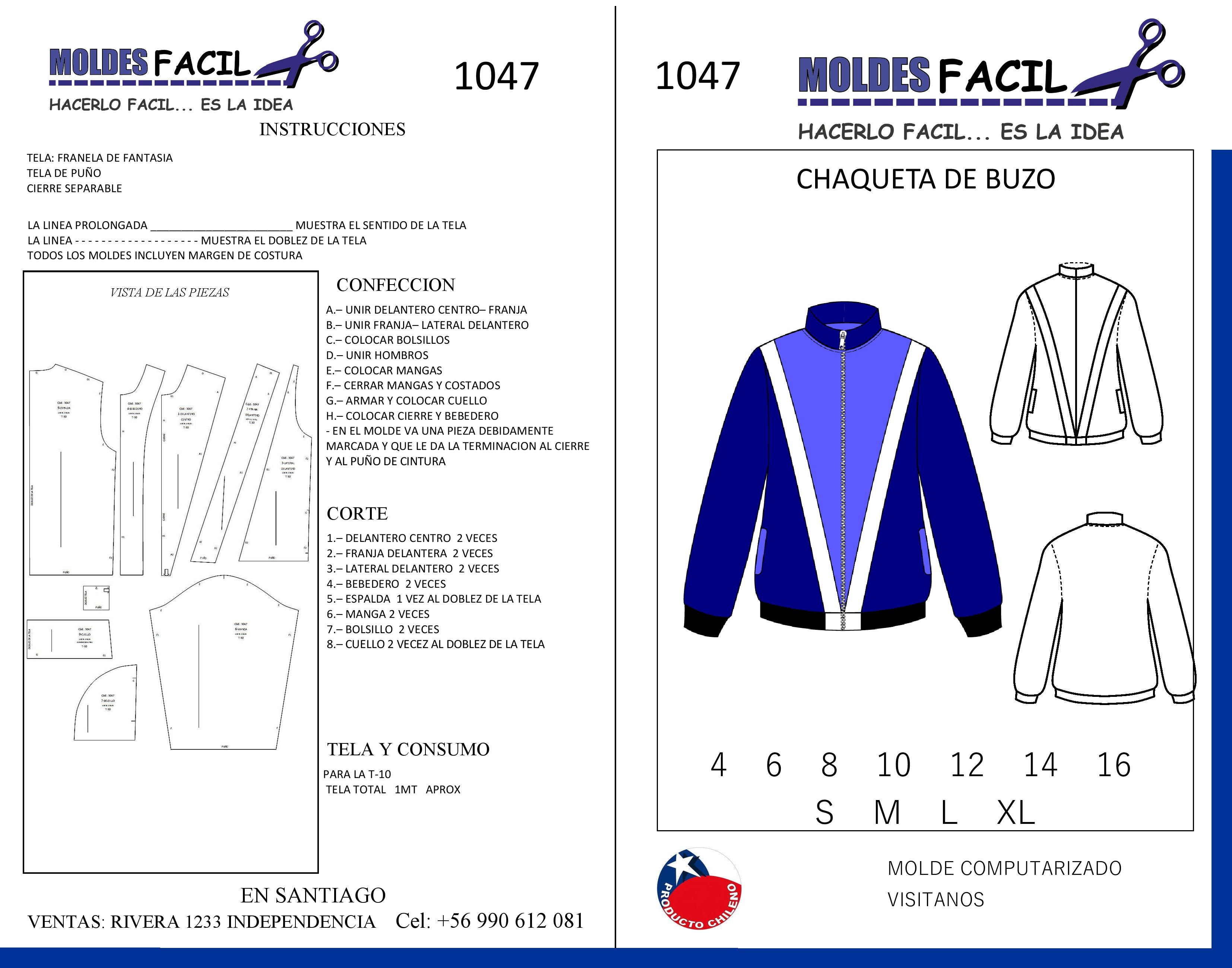 Chaqueta de buzo