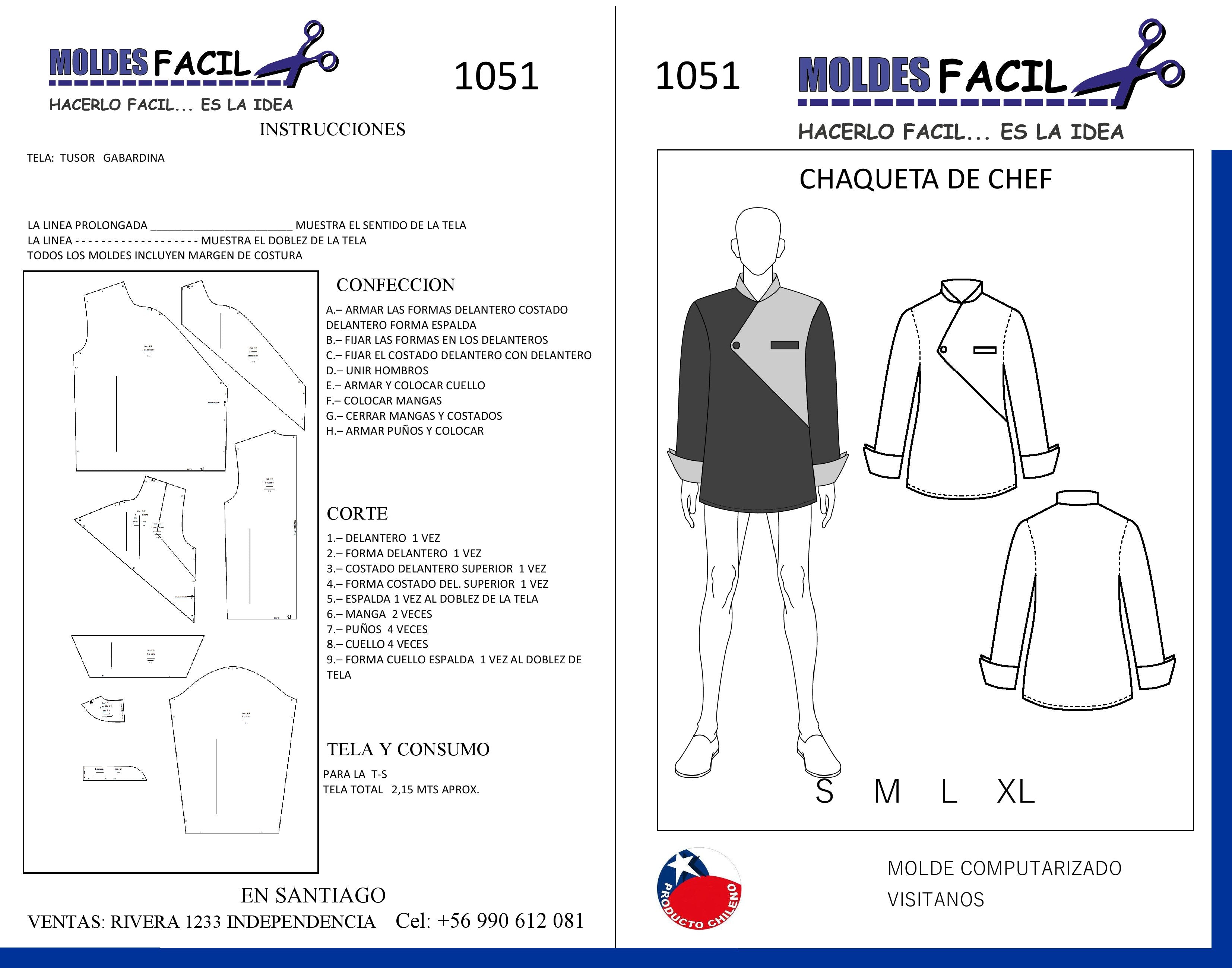 Chaqueta de Chef