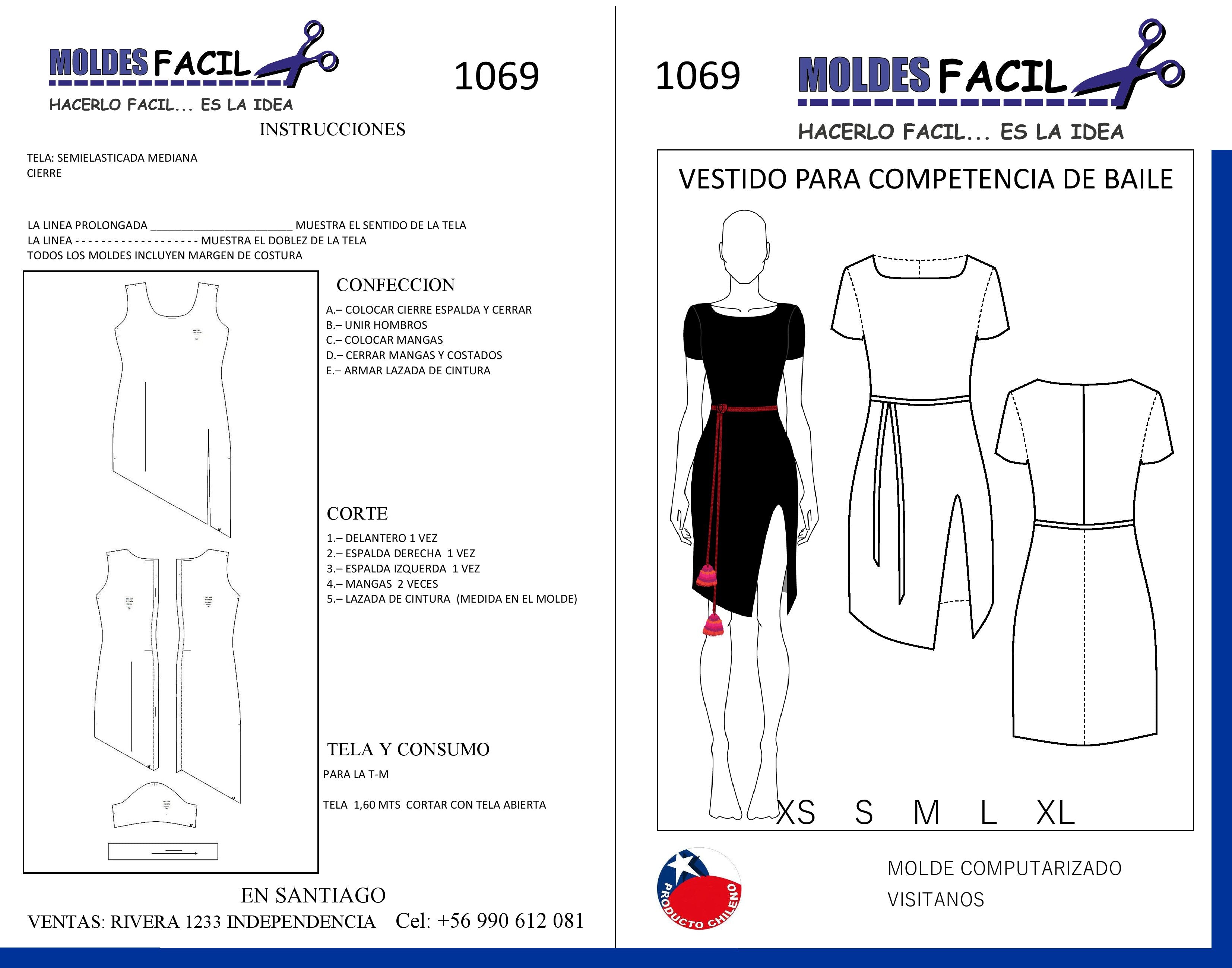 Vestido para Competencia de Baile