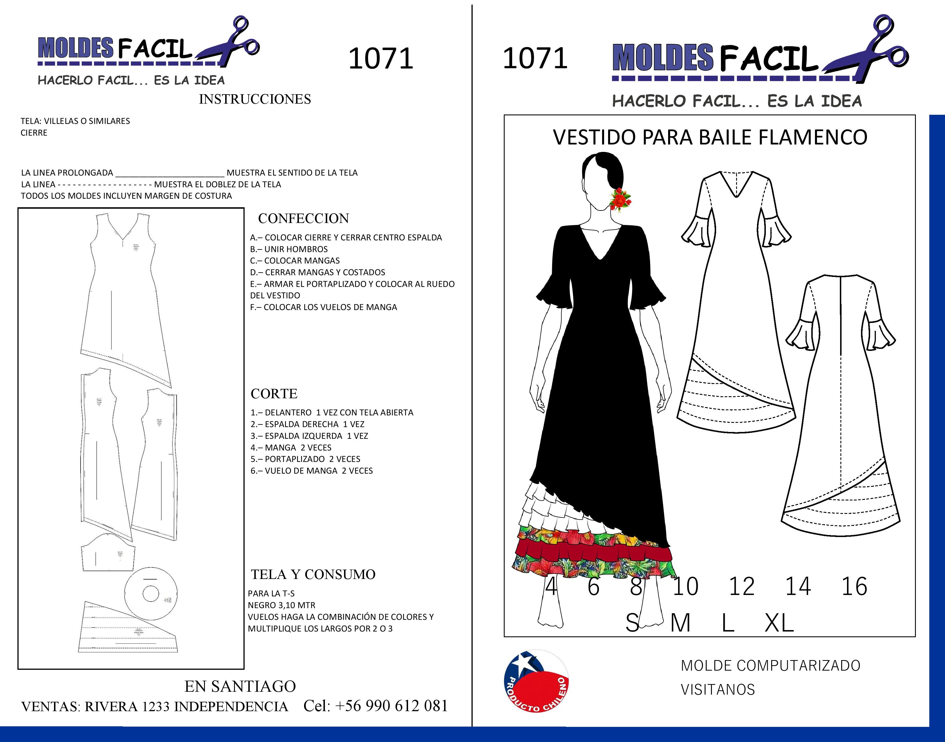 Vestido para Baile Flamenco