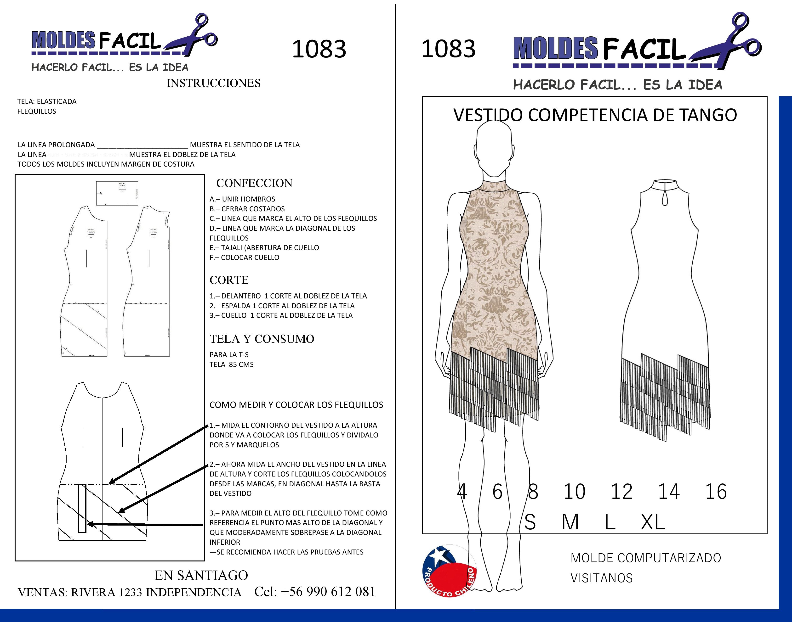 Vestido Competencia de Tango
