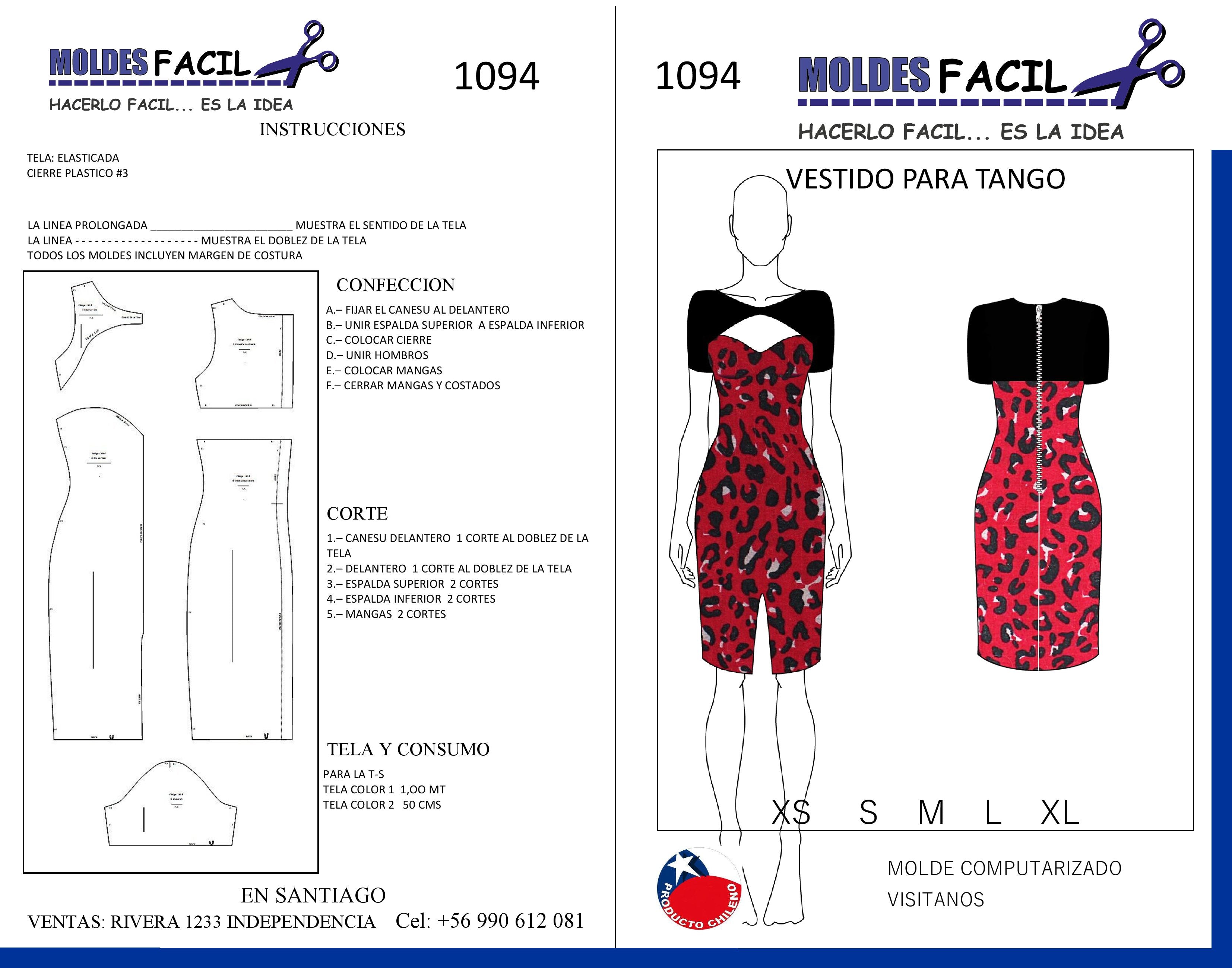 Vestido para Tango