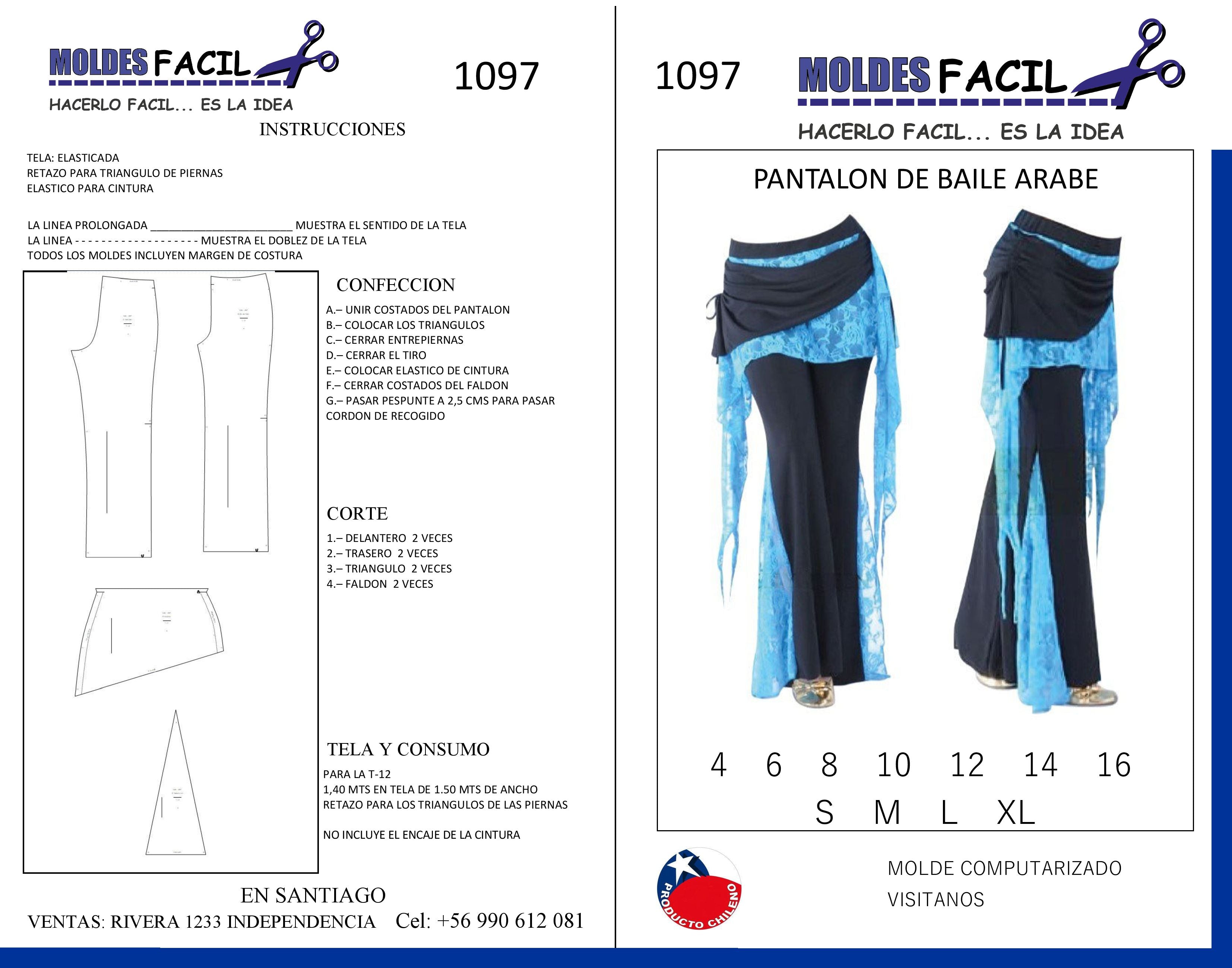 Pantalón de Baile Árabe