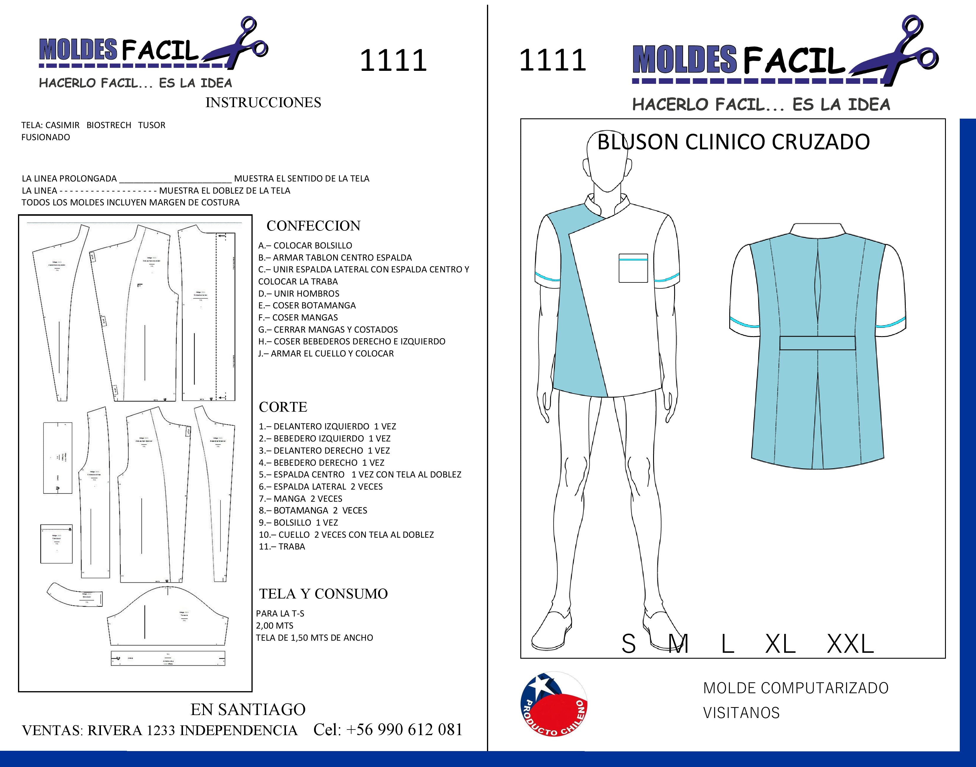 Blusón Clínico Cruzado