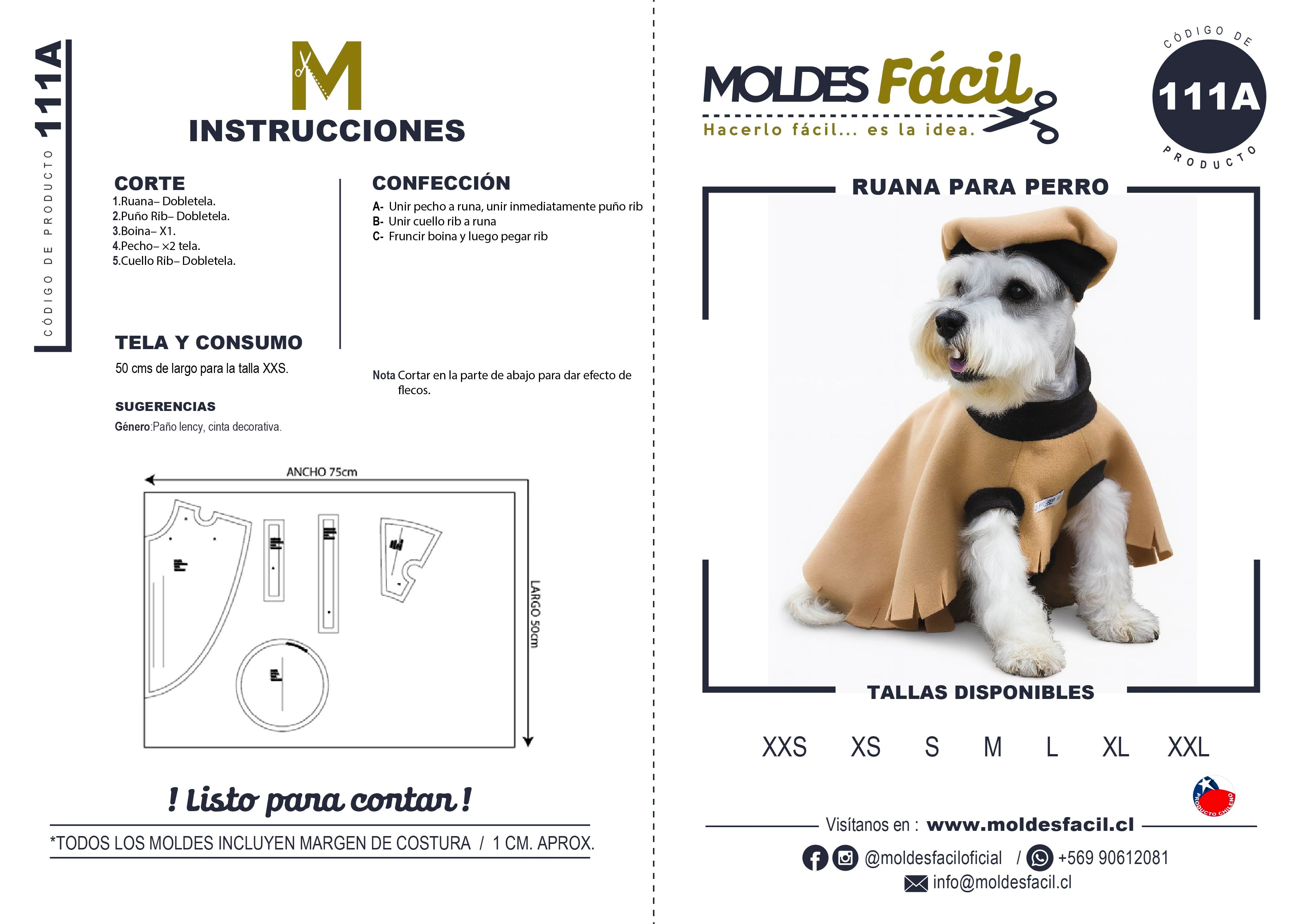Ruana para perro