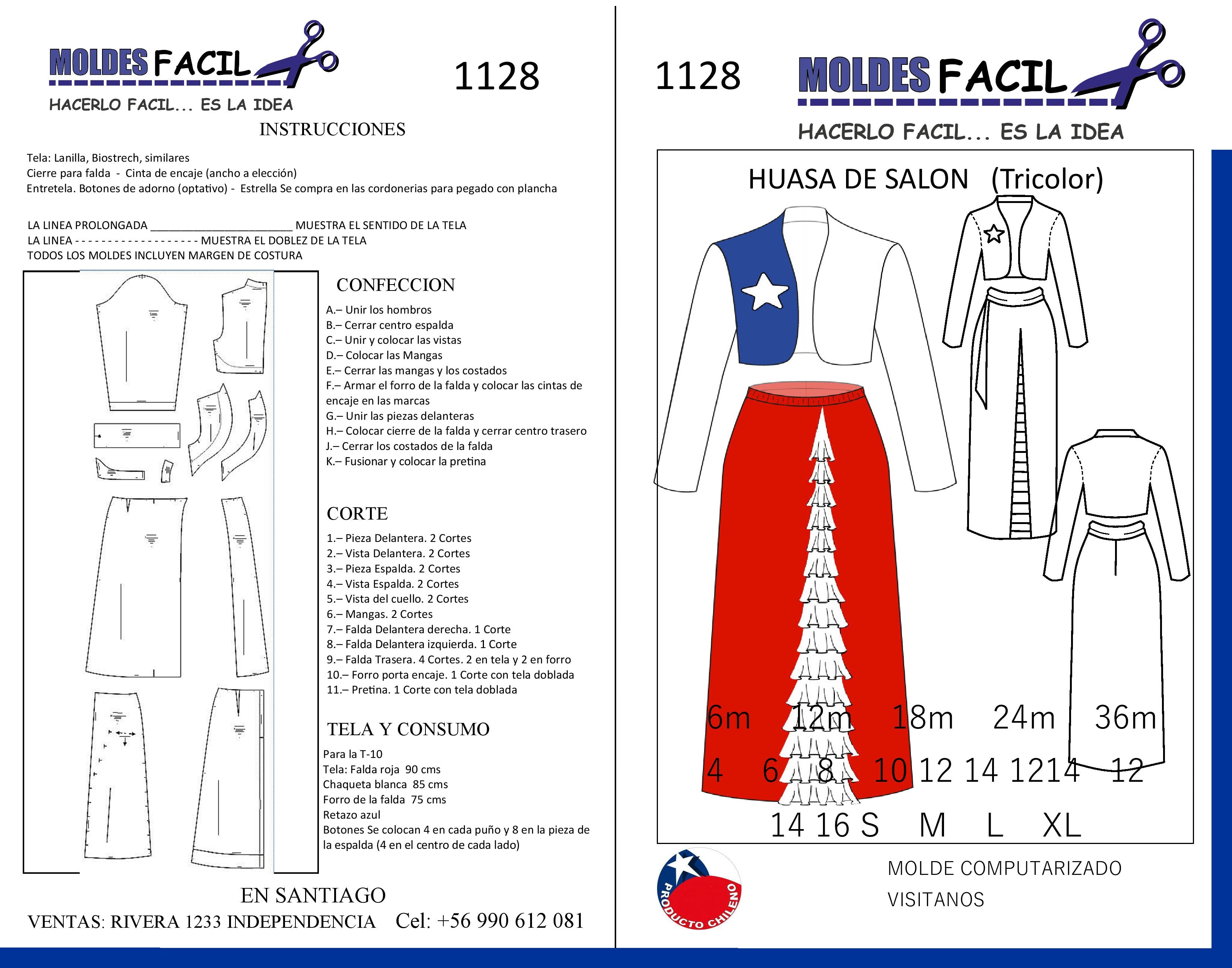 Huasa de Salón Tricolor