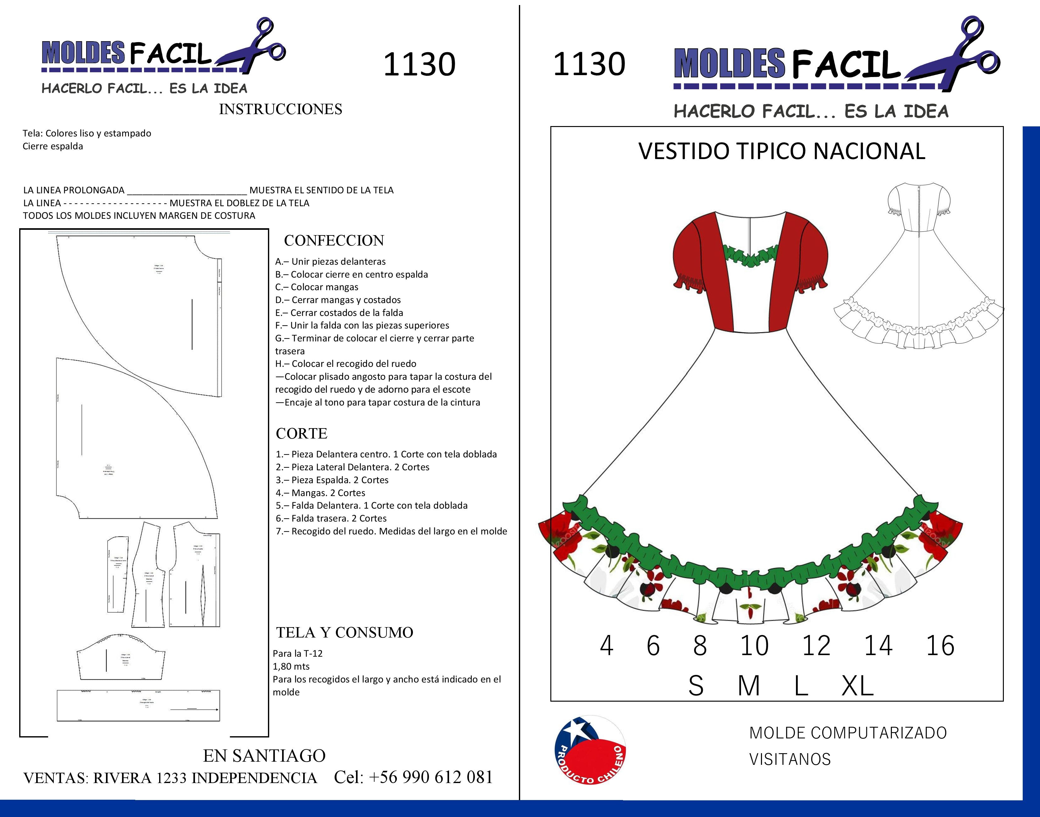 Vestido Típico Nacional