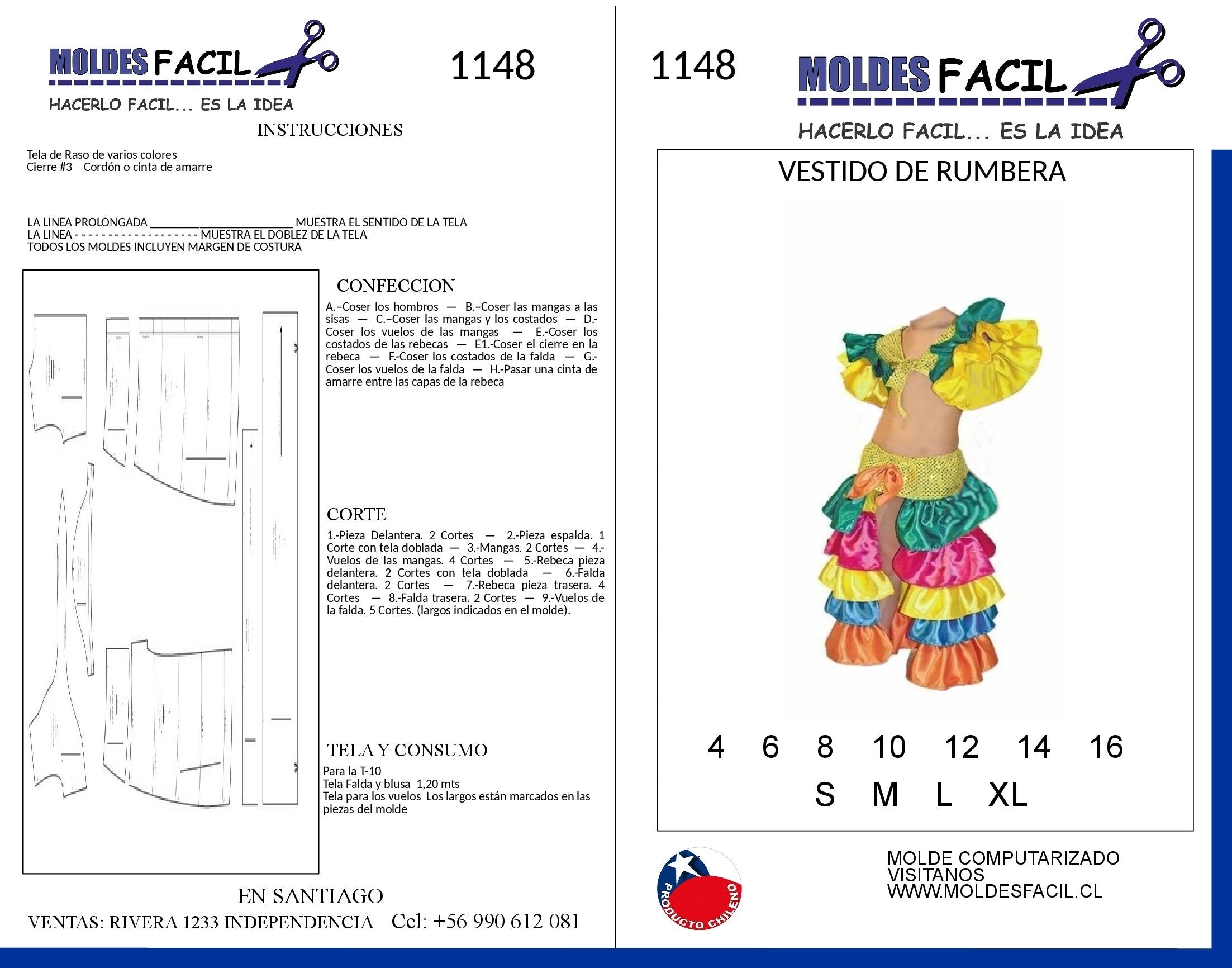 Vestido de Rumbera