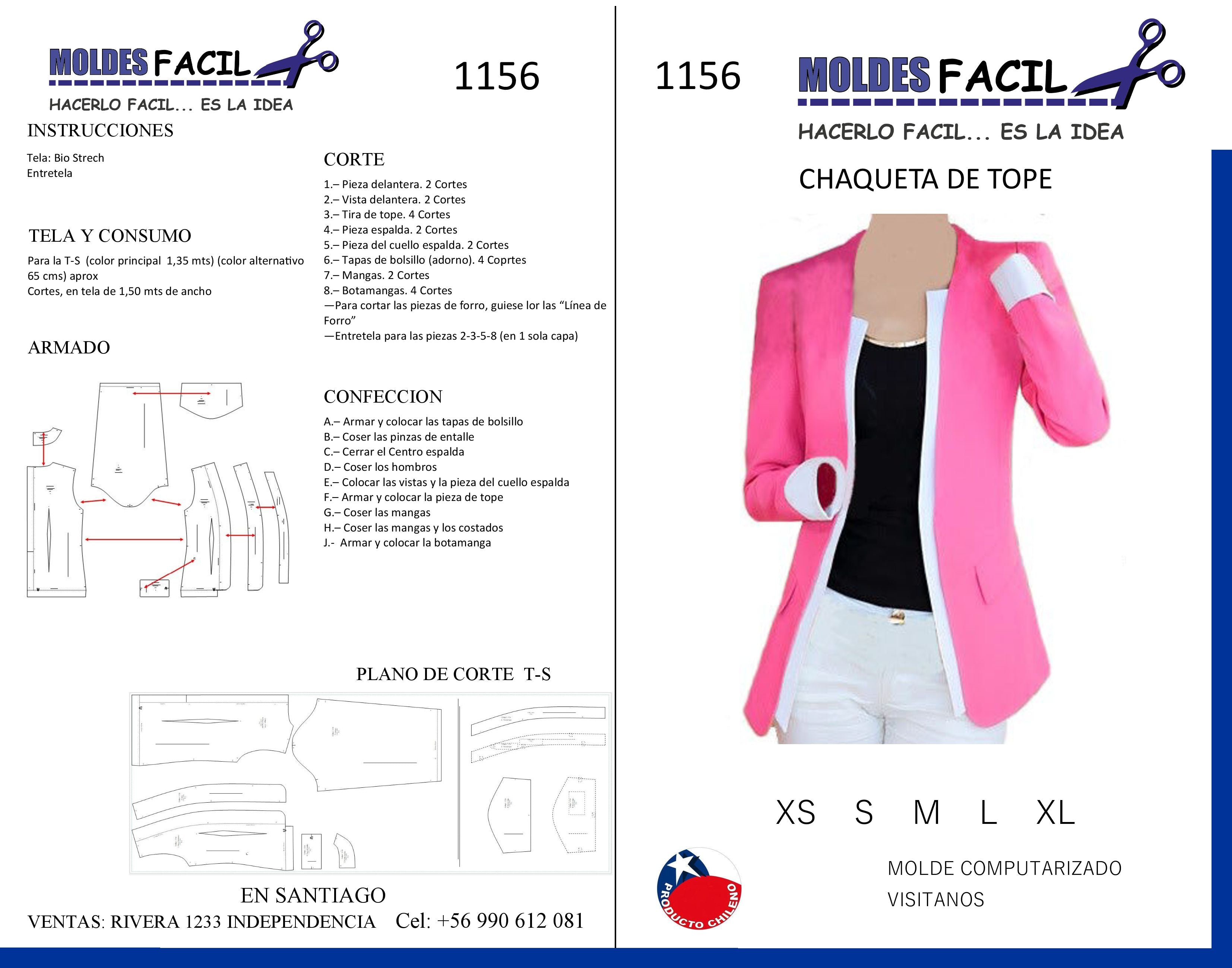 CHAQUETA DE TOPE