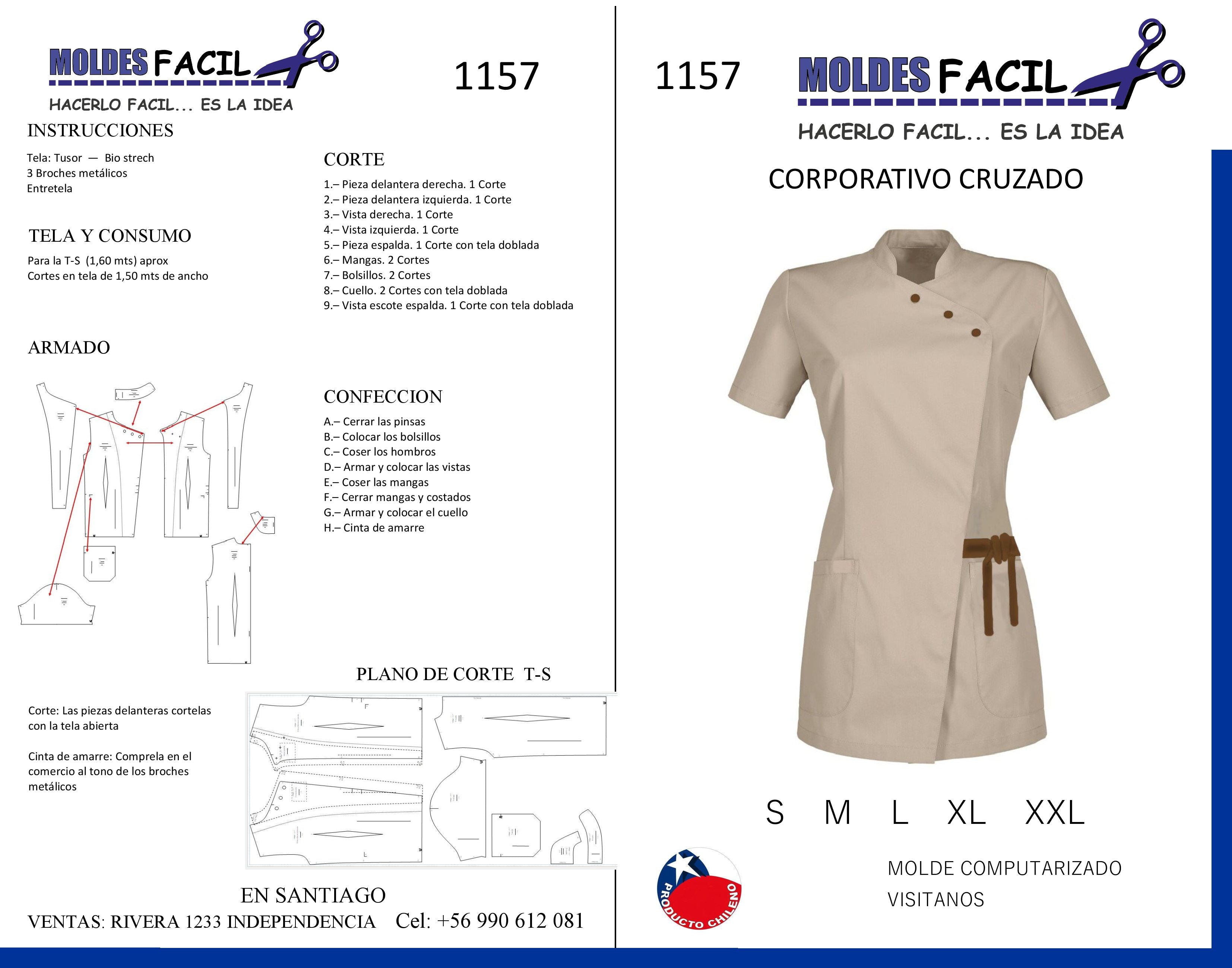 Blusa Corporativa Cruzado