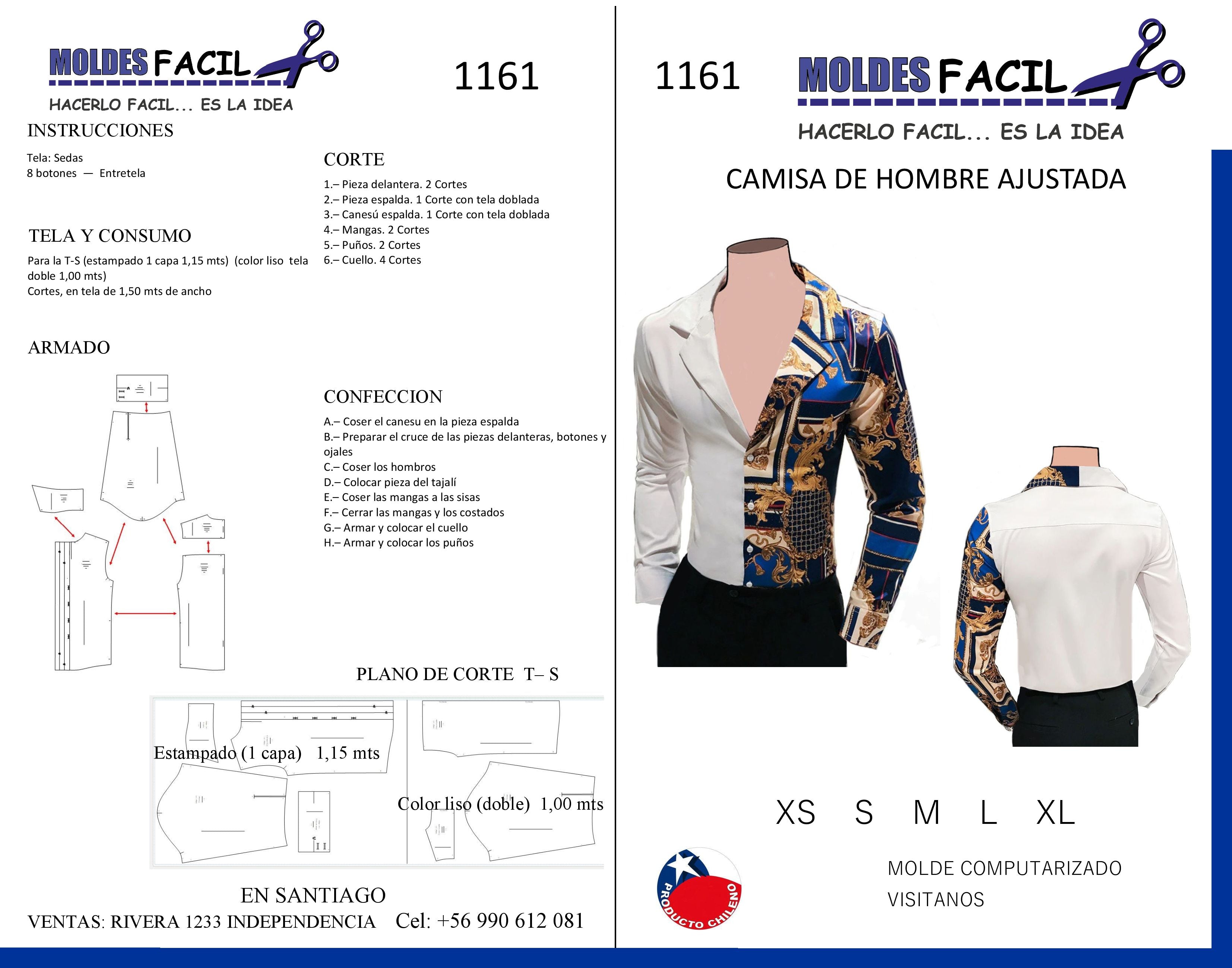CAMISA DE HOMBRE AJUSTADA