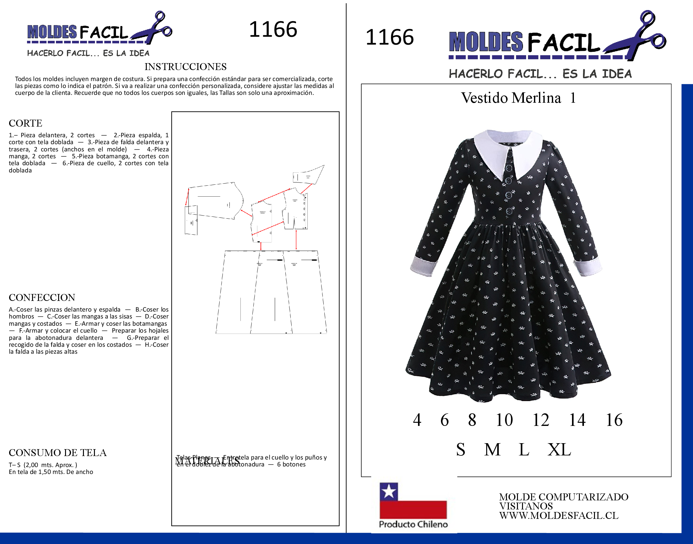 Vestido Merlina