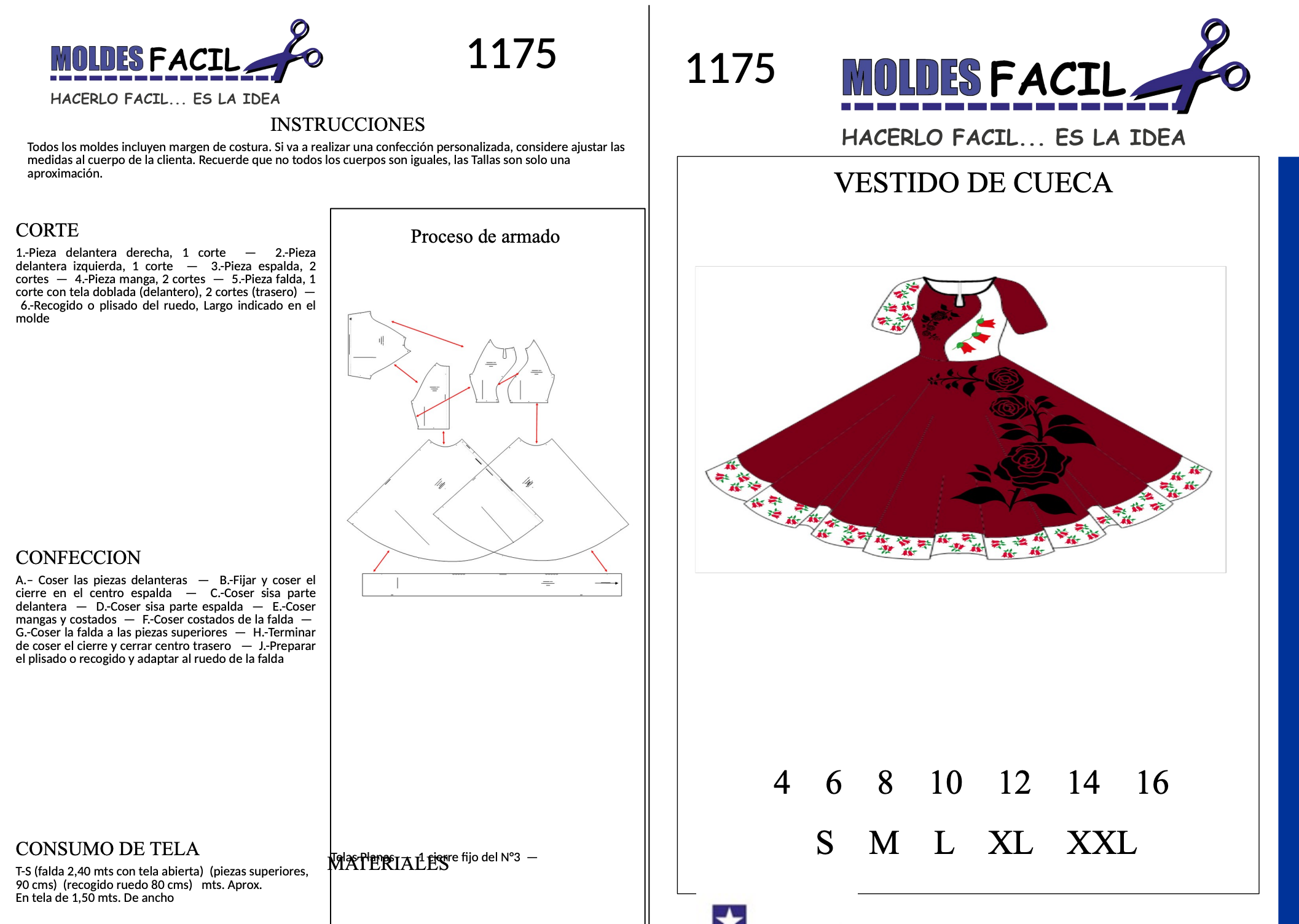 Vestido de Cueca