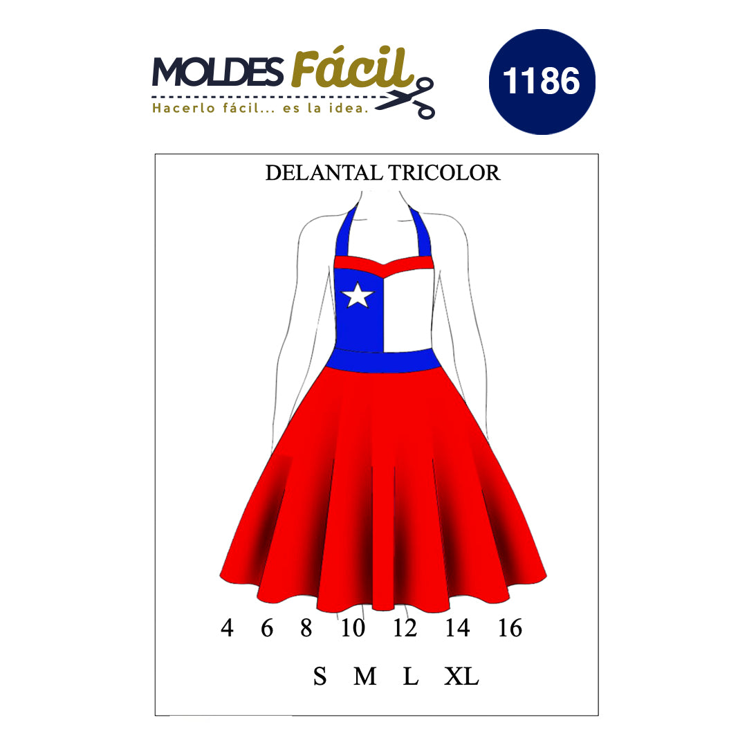 Delantal Tricolor