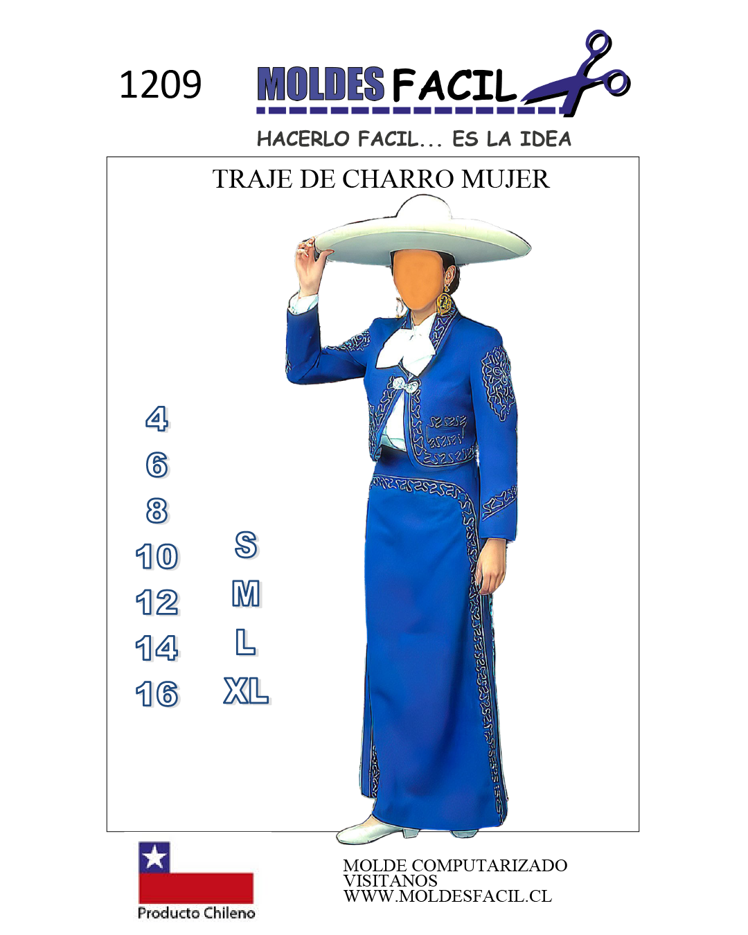 Traje de Charro Mujer