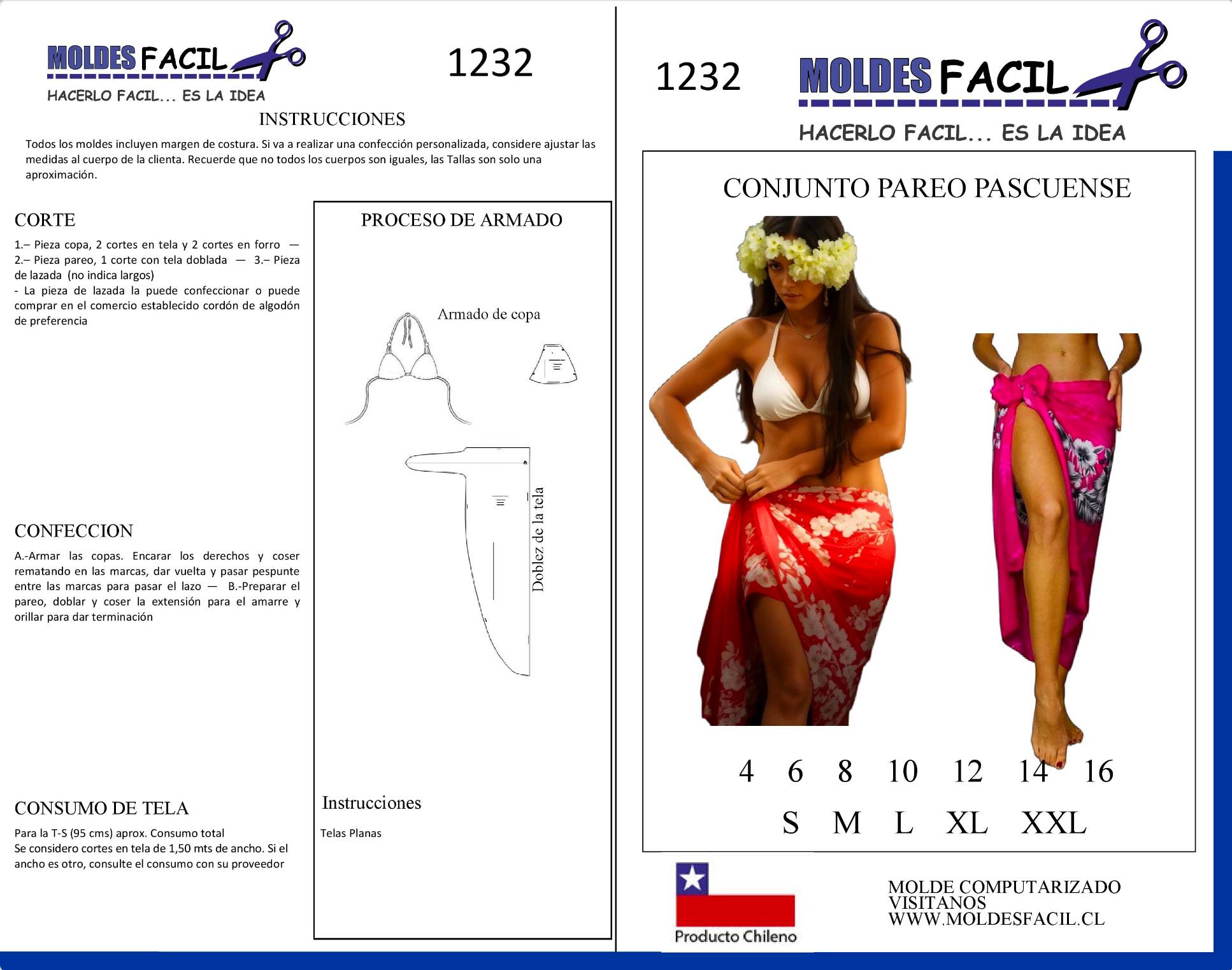 Conjunto pareo pascuense