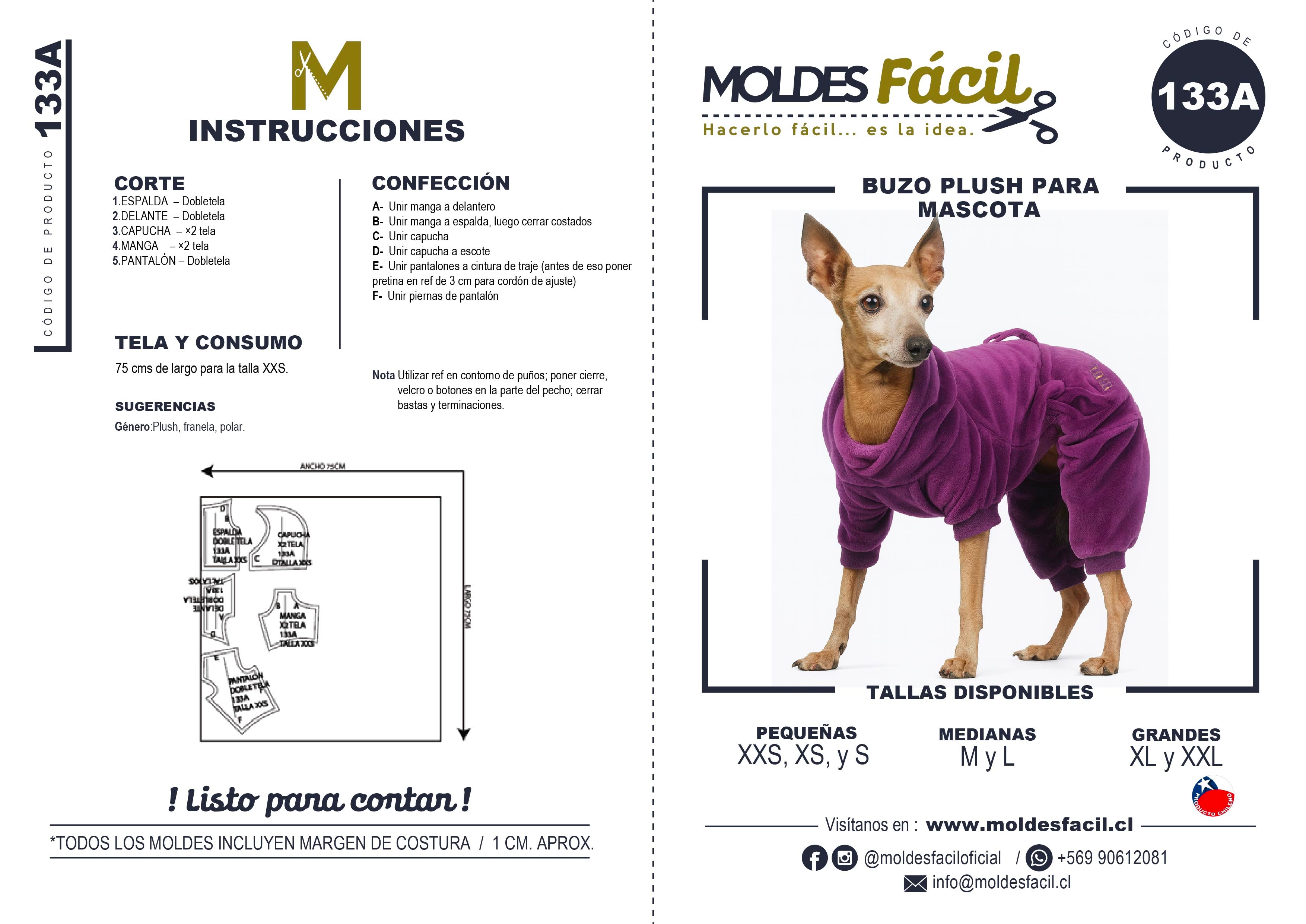 Buzo plush para mascota