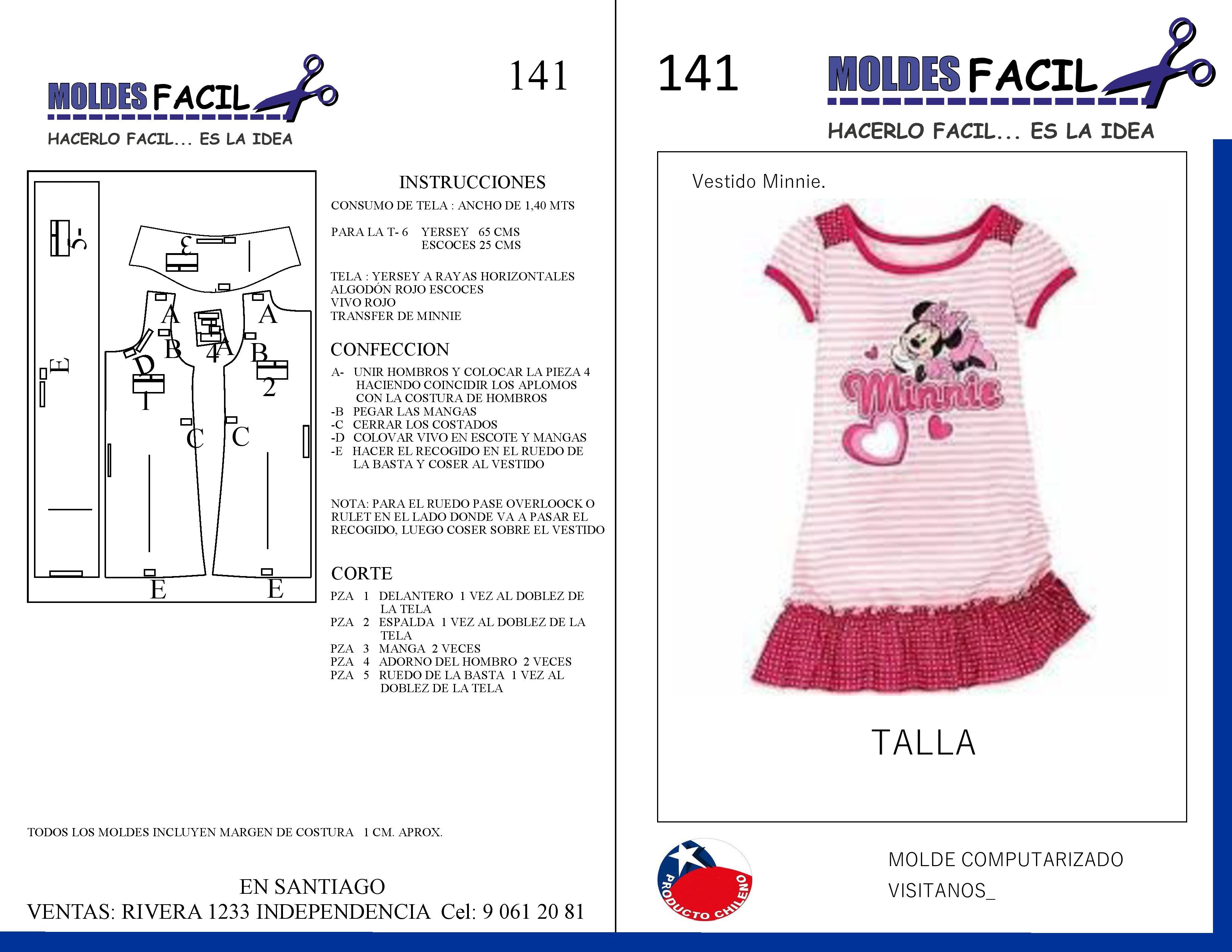 Vestido Minnie