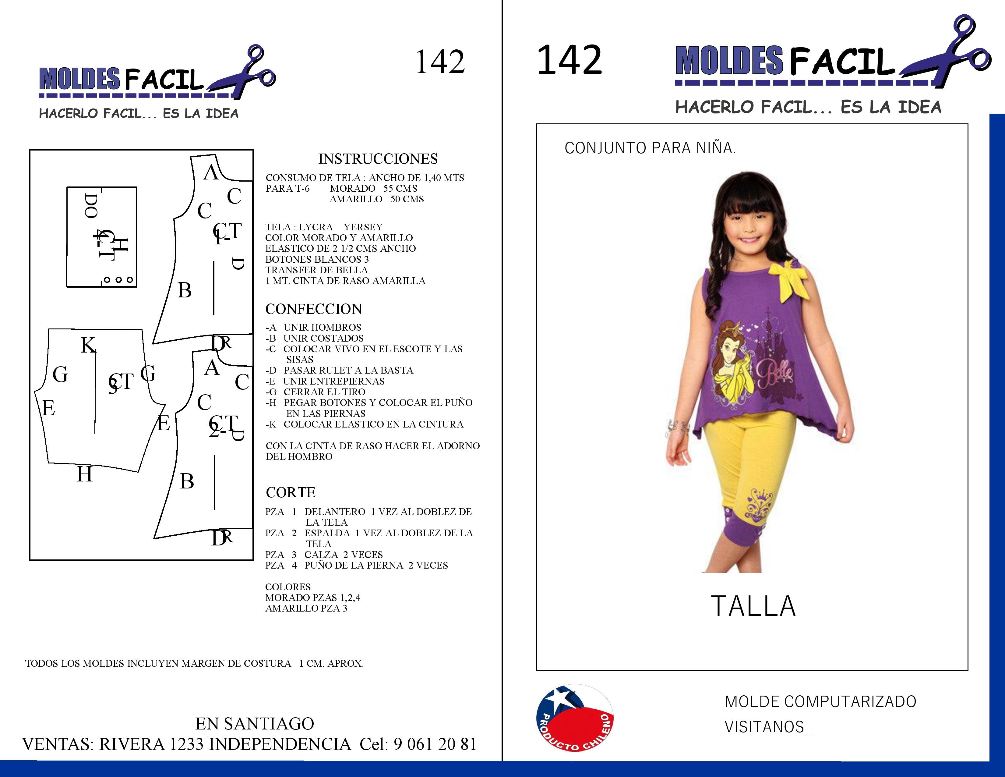 Conjunto para niña
