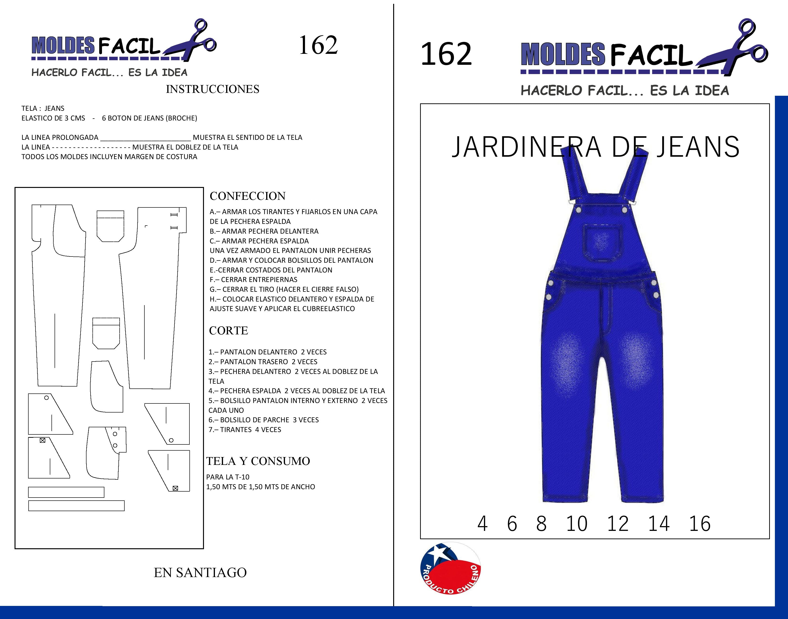 Jardinera de jeans