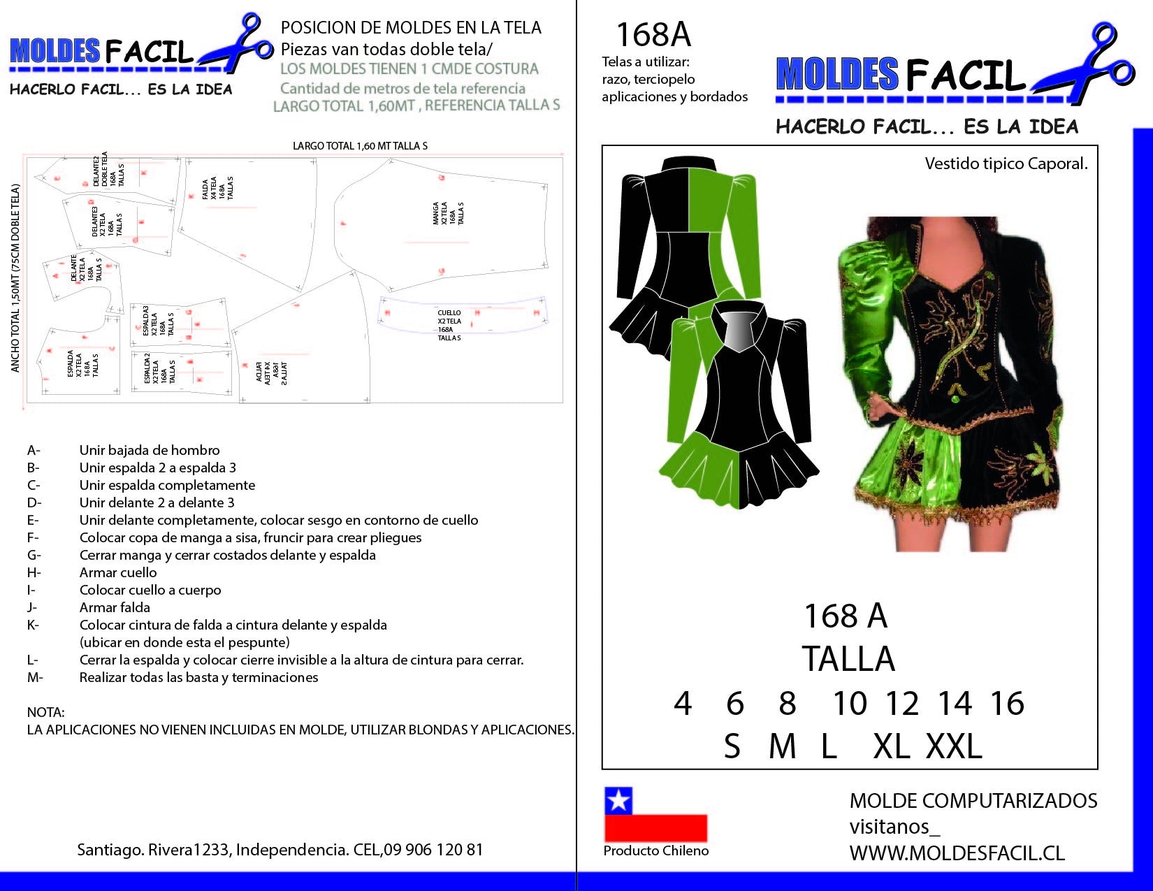 Vestido Típico Caporal