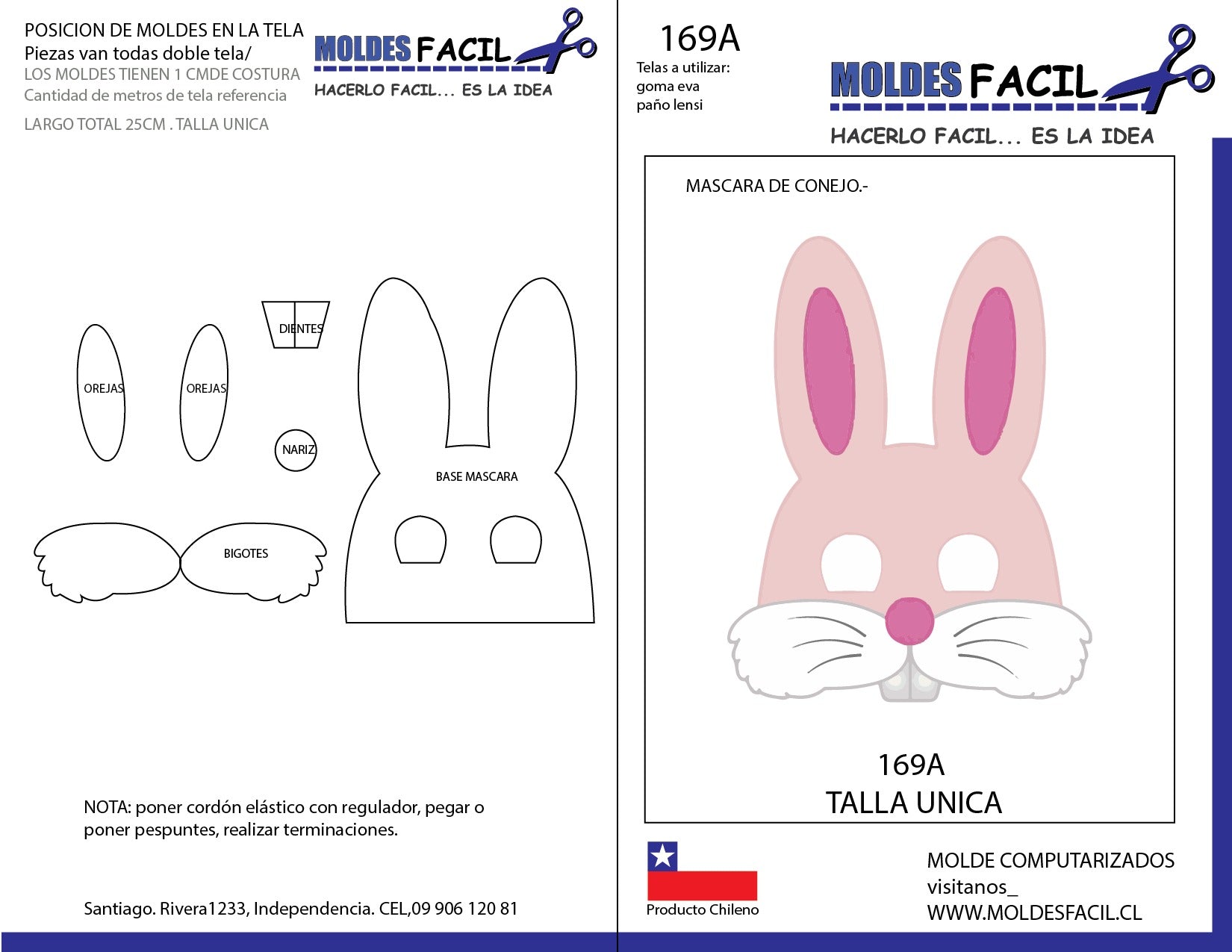 Máscara de conejo