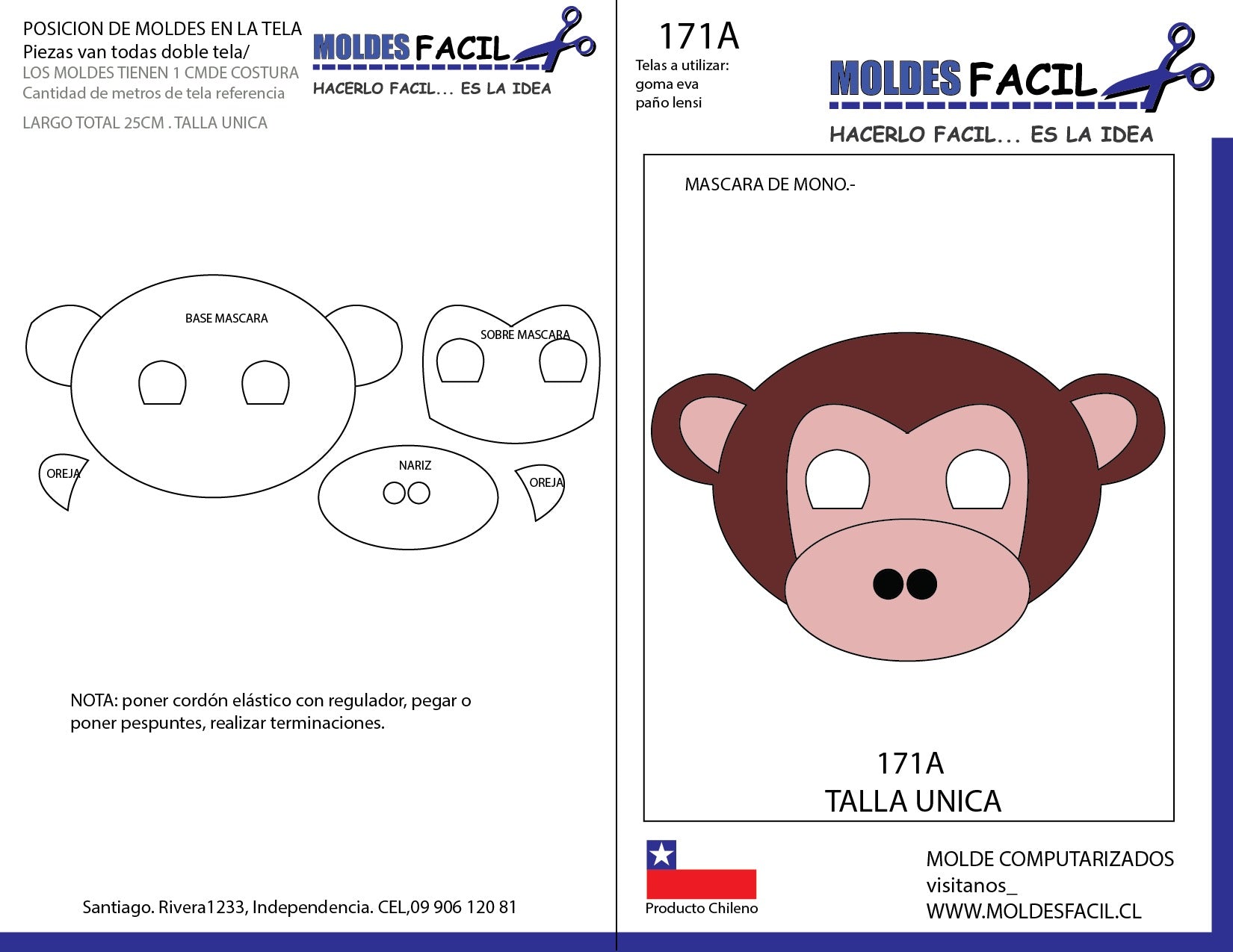 Máscara de mono