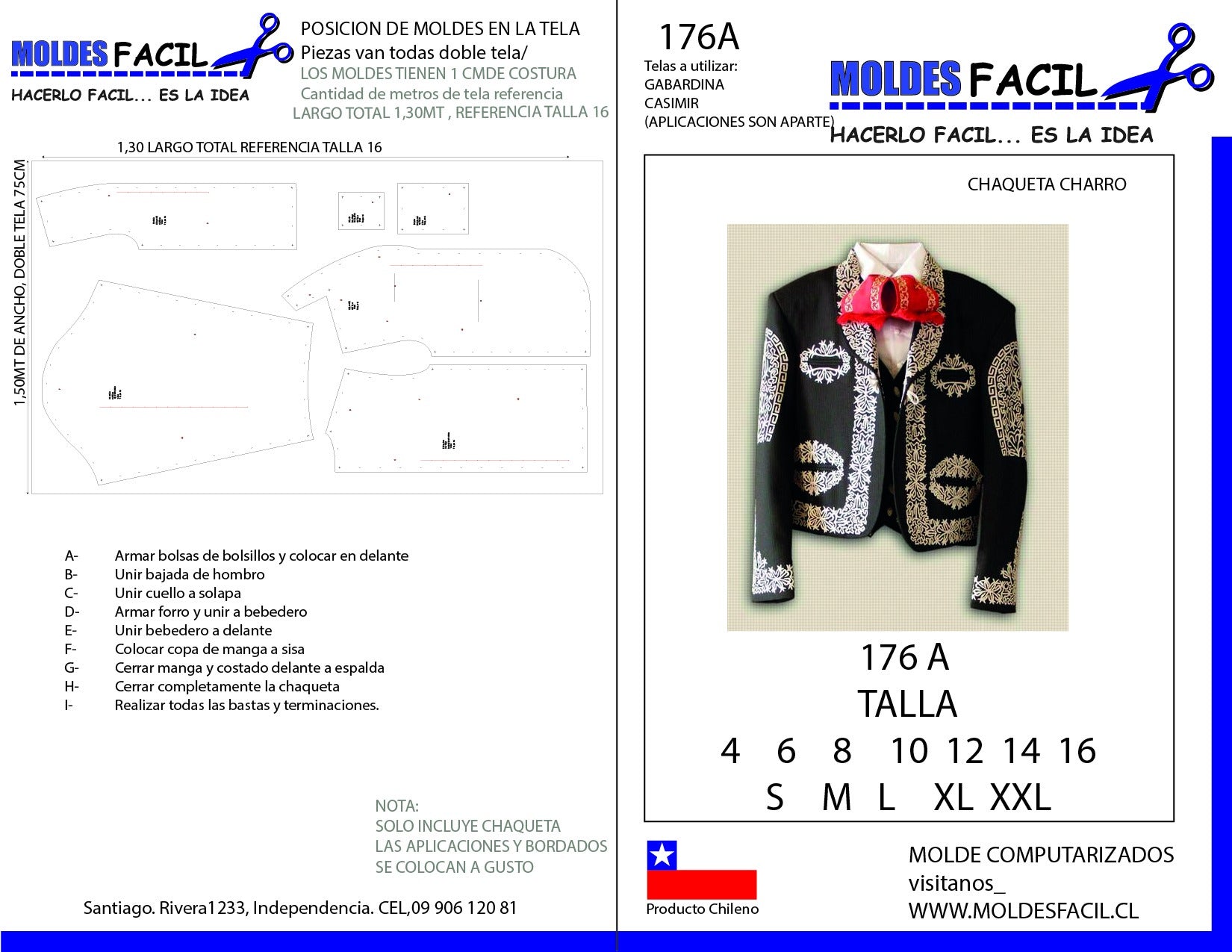 Chaqueta charro