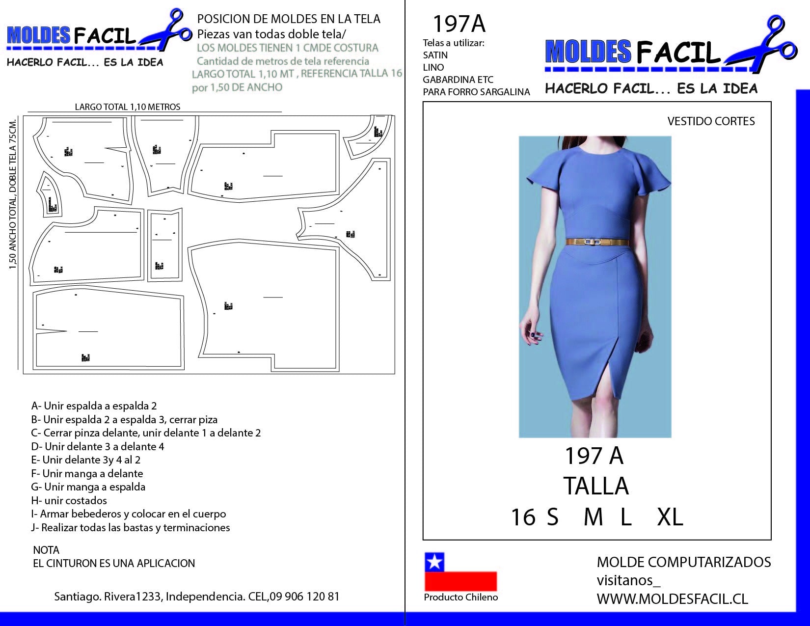 Vestido Cortes