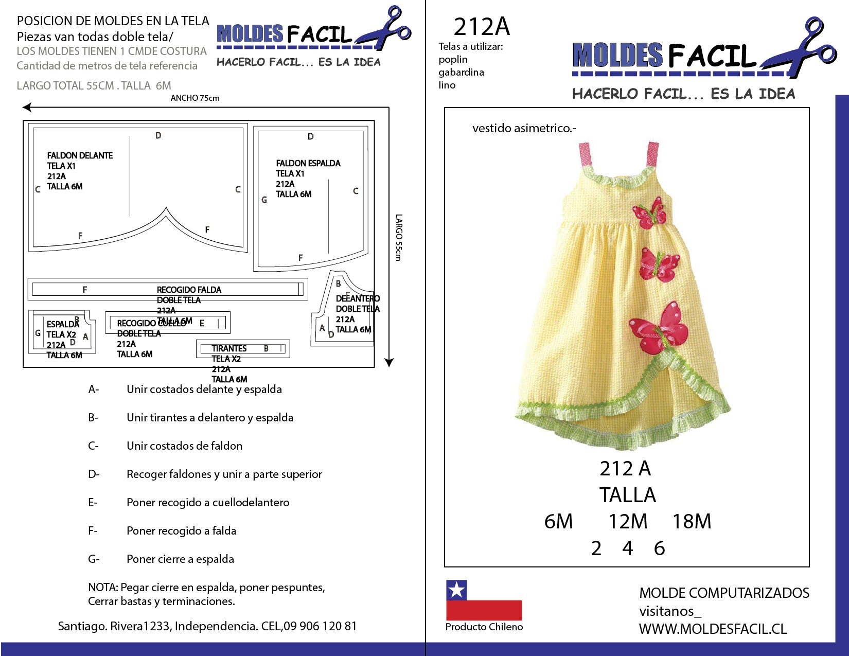Vestido asimetrico