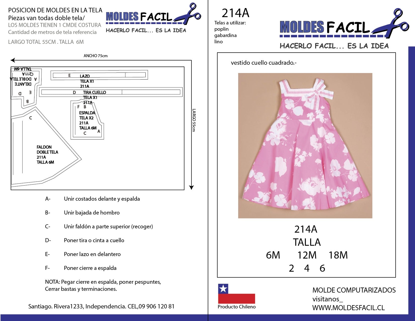 vestido cuello cuadrado
