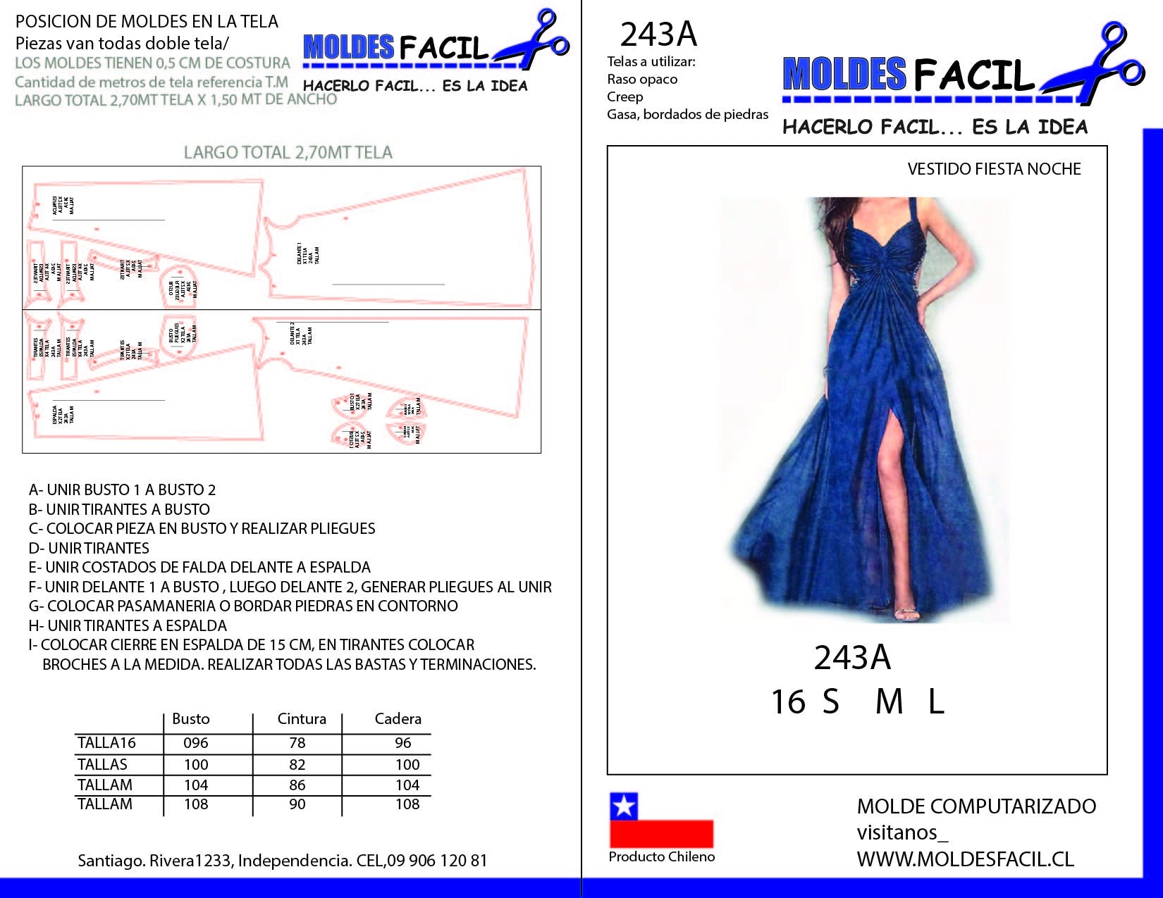 Vestido fiesta noche