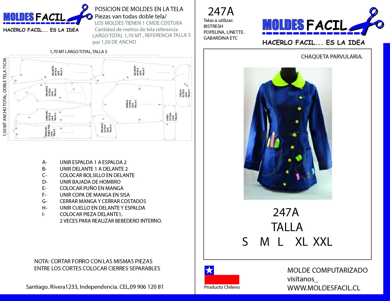 Chaqueta Parvularia