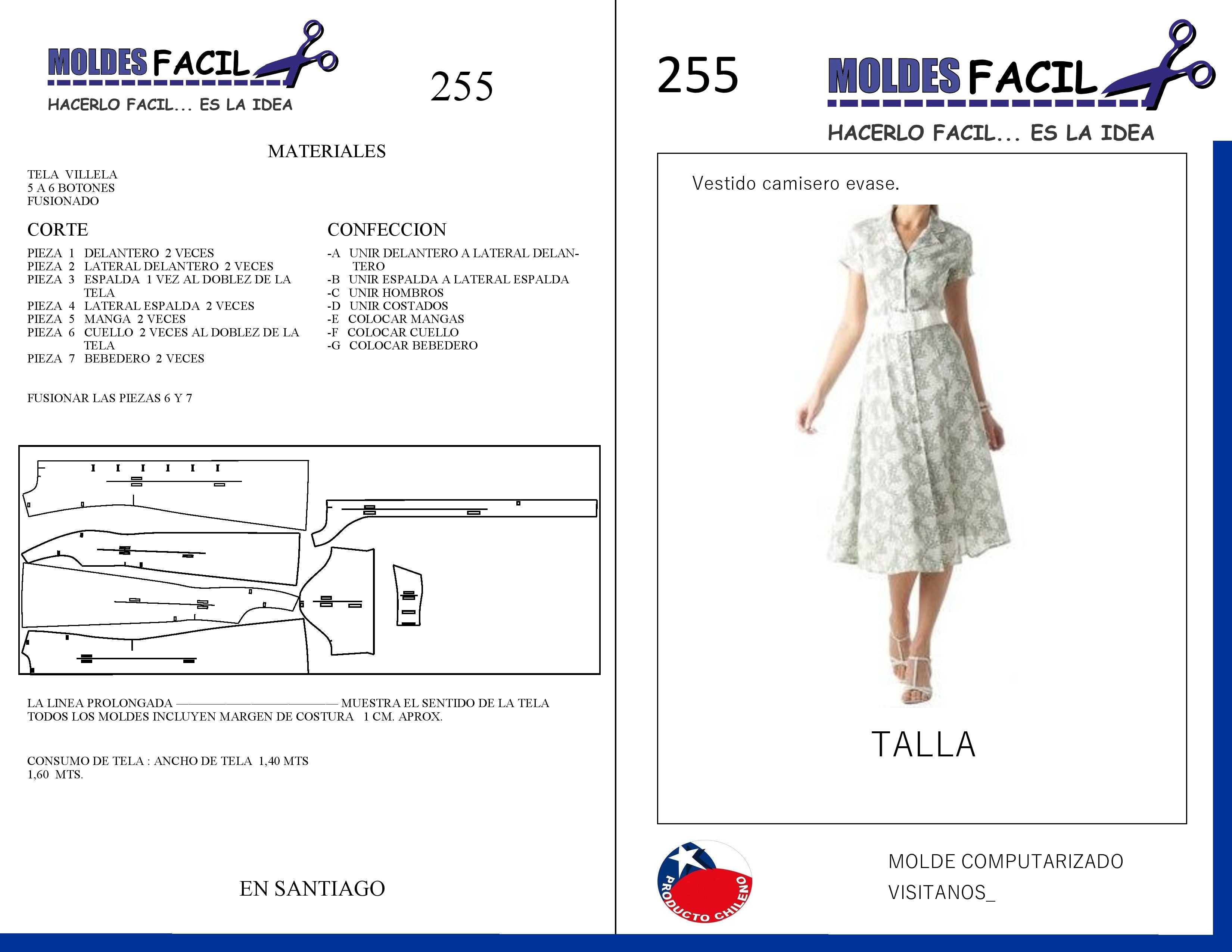 Vestido Camisero evase